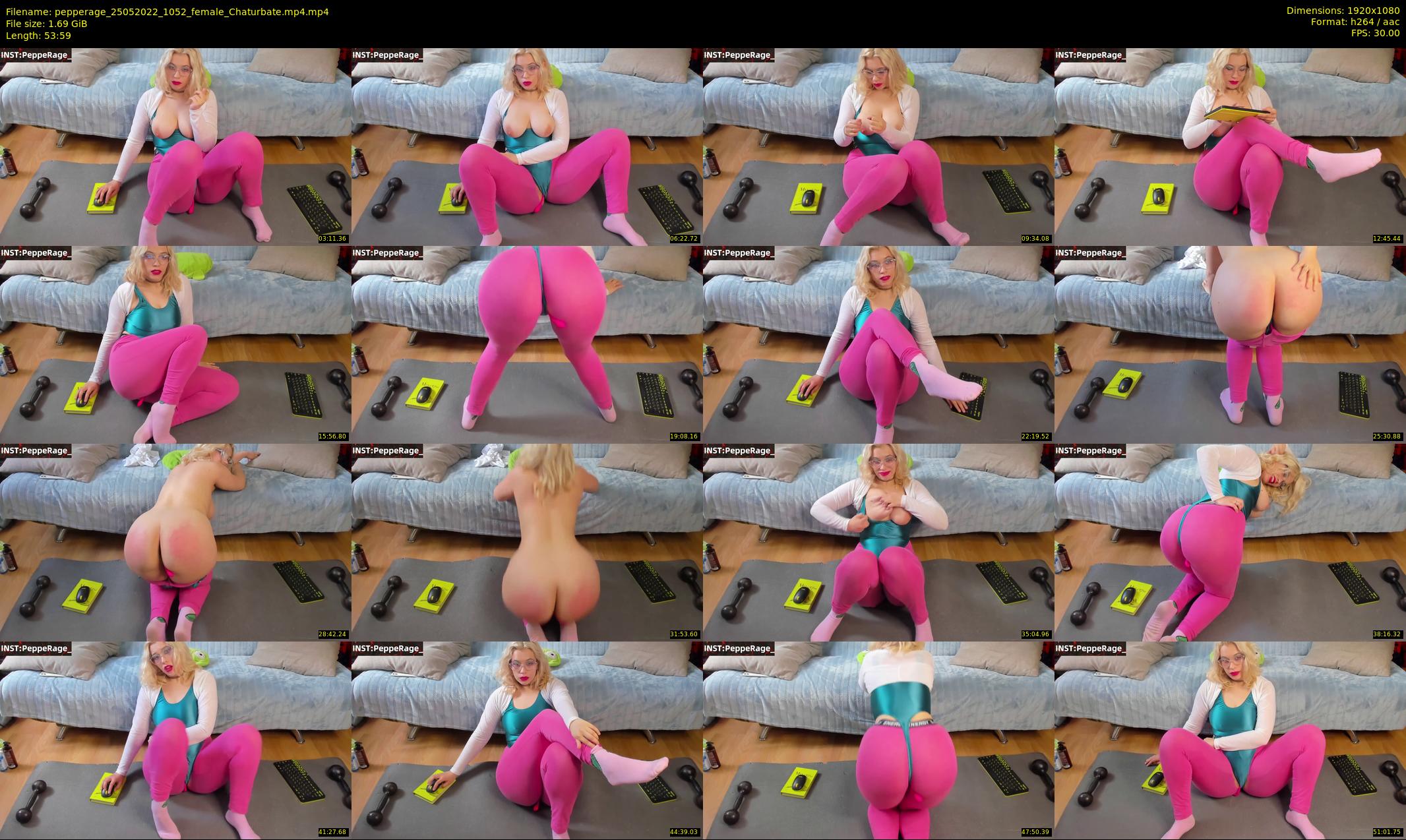 pepperage — 54 minute Chaturbate female cam show recording, 1080p, May 25, 2022