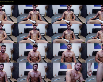 rawadam — 45 minute Chaturbate male cam show recording, 720p, May 25, 2022