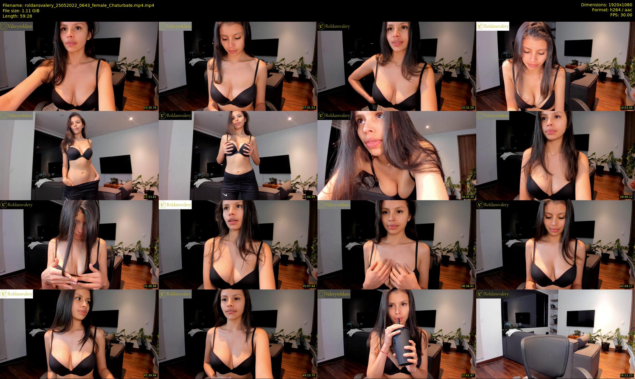 roldansvalery — 60 minute Chaturbate female cam show recording, 1080p, May 25, 2022