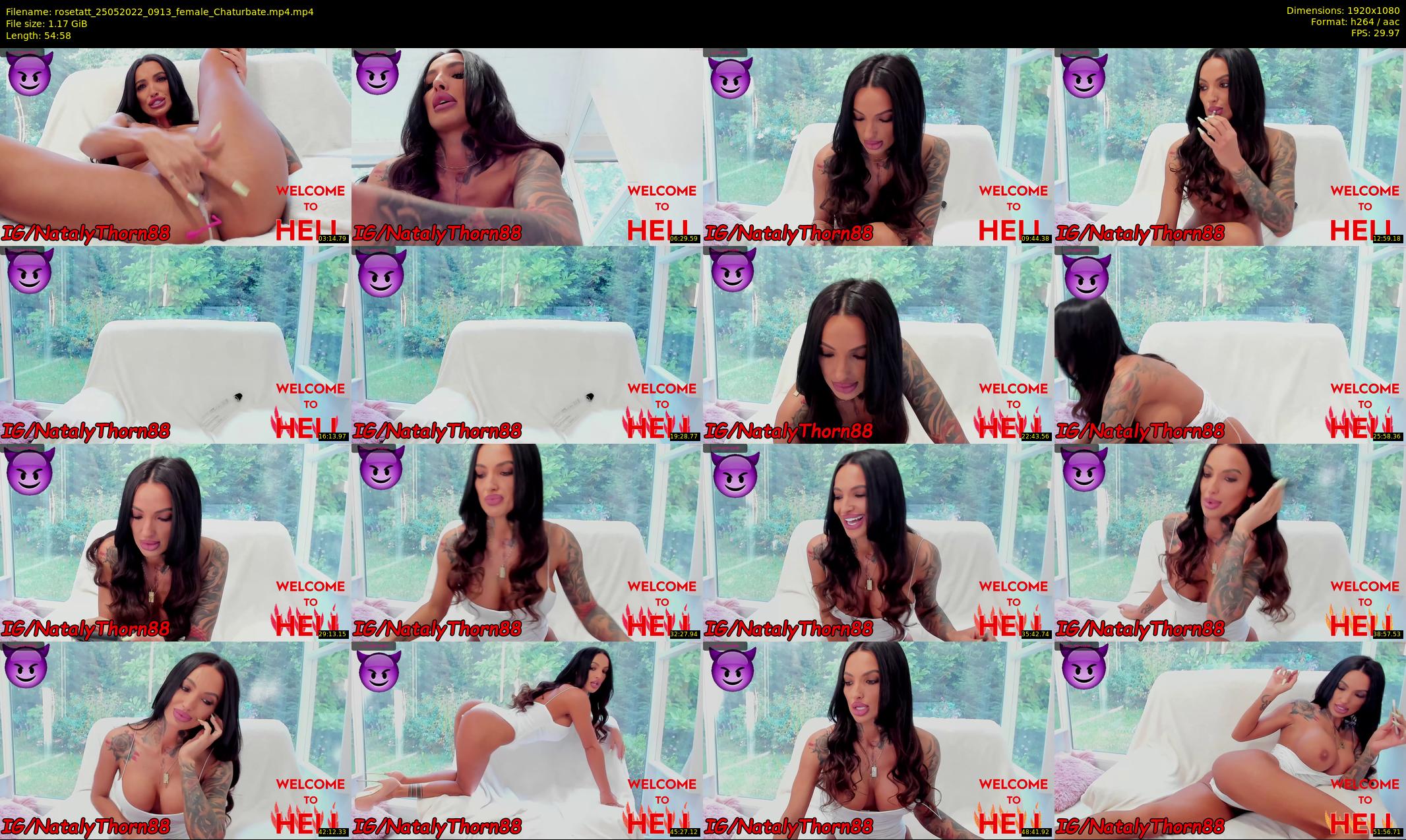 rosetatt — 55 minute Chaturbate female cam show recording, 1080p, May 25, 2022