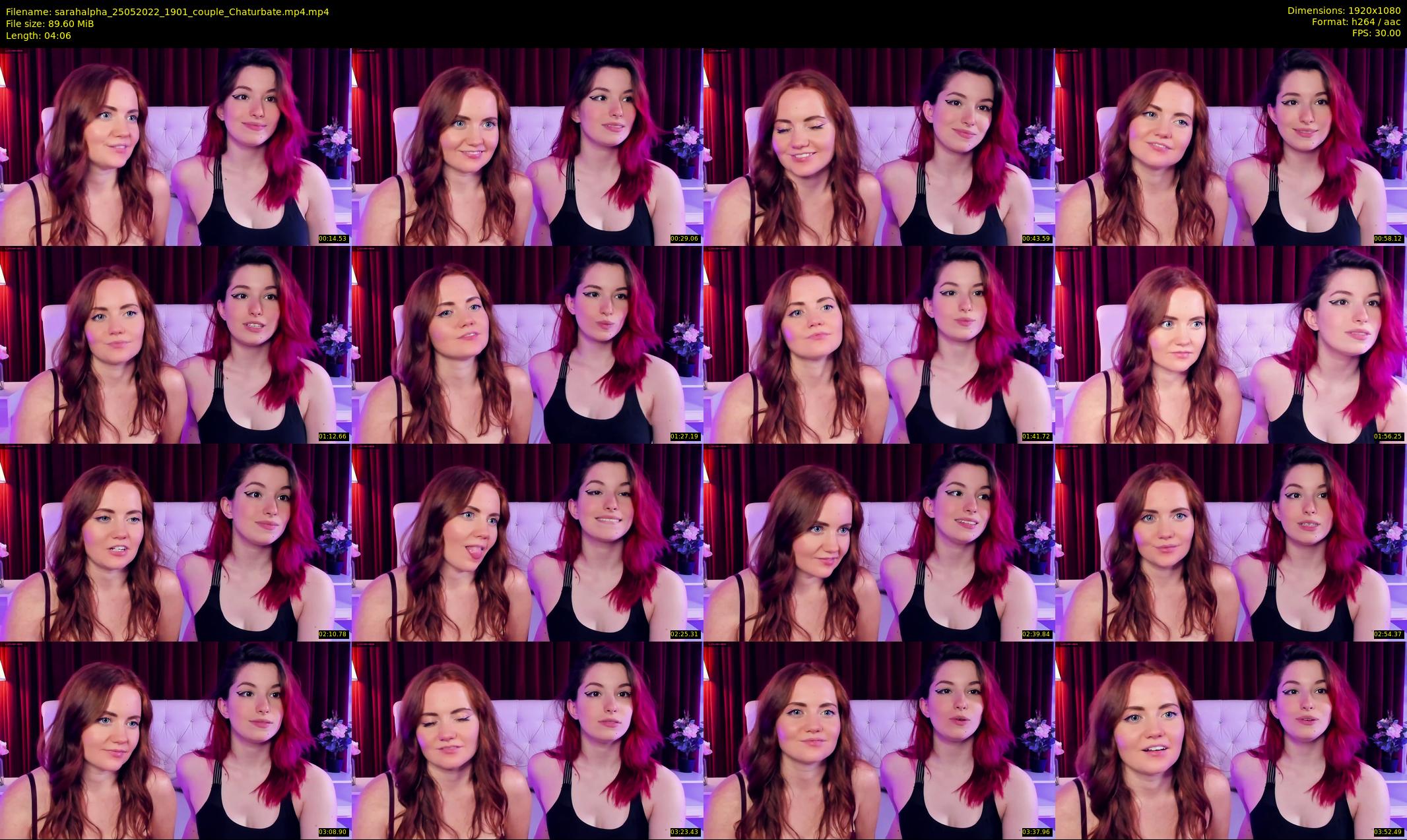 sarahalpha — 5 minute Chaturbate couple cam show recording, 1080p, May 25, 2022