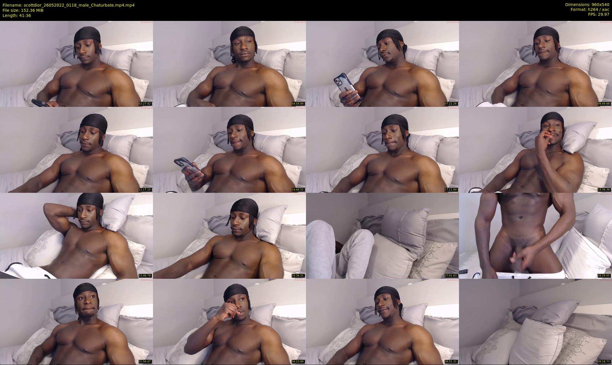 scottdior — 42 minute Chaturbate male cam show recording, 480p, May 26, 2022