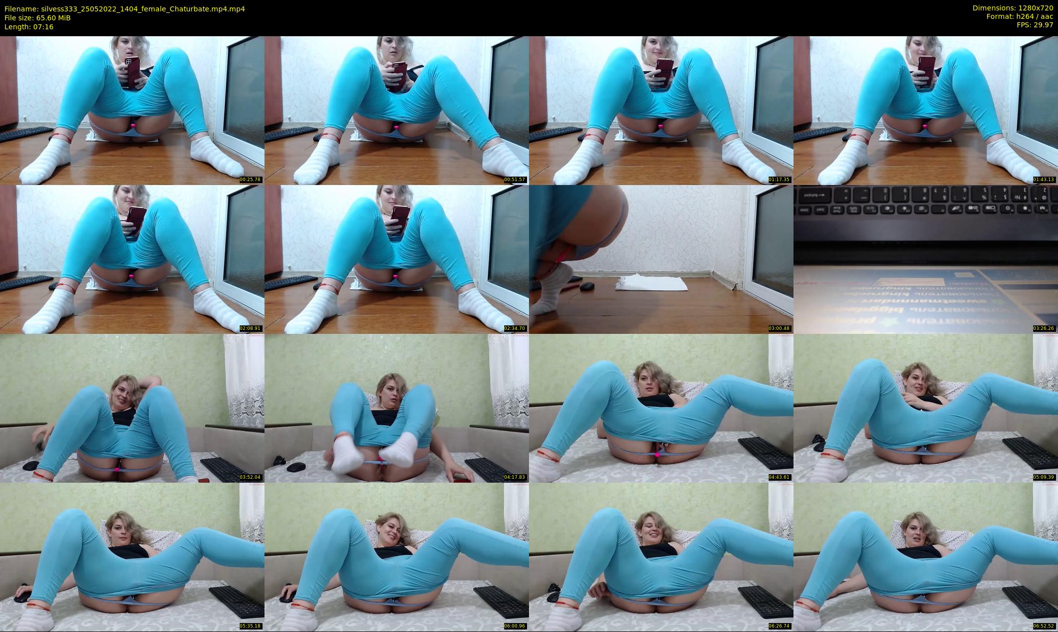 silvess333 — 8 minute Chaturbate female cam show recording, 720p, May 25, 2022