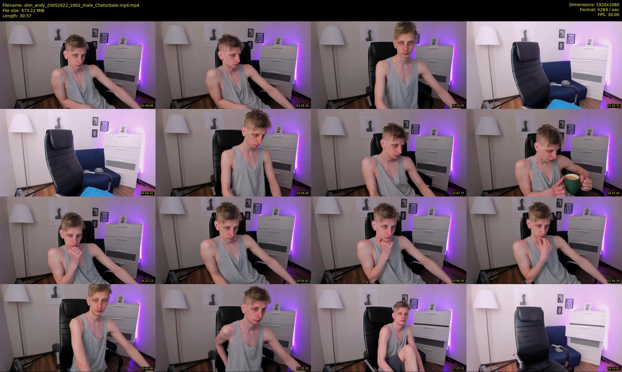 slim_andy — 31 minute Chaturbate male cam show recording, 1080p, May 25, 2022