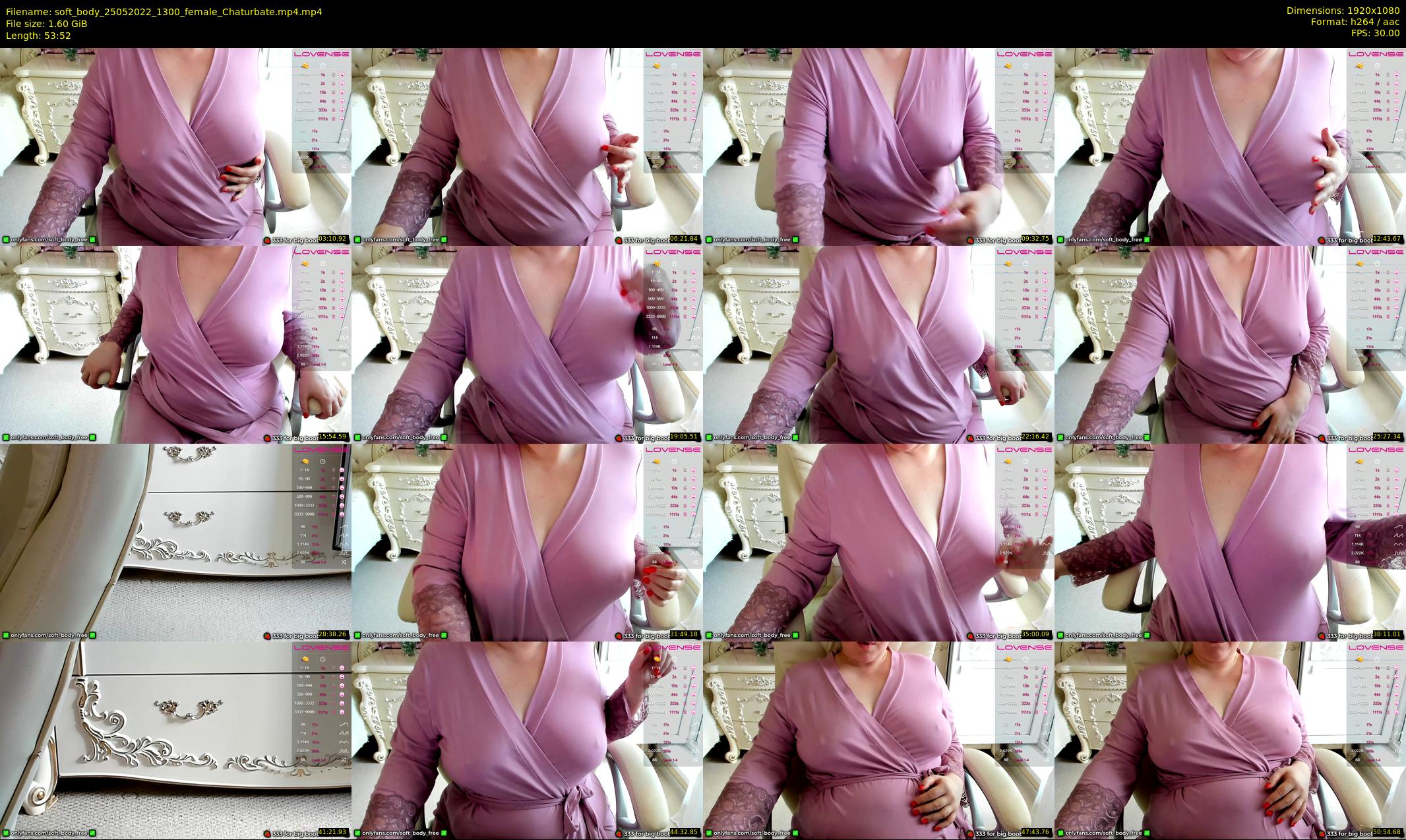 soft_body — 54 minute Chaturbate female cam show recording, 1080p, May 25, 2022