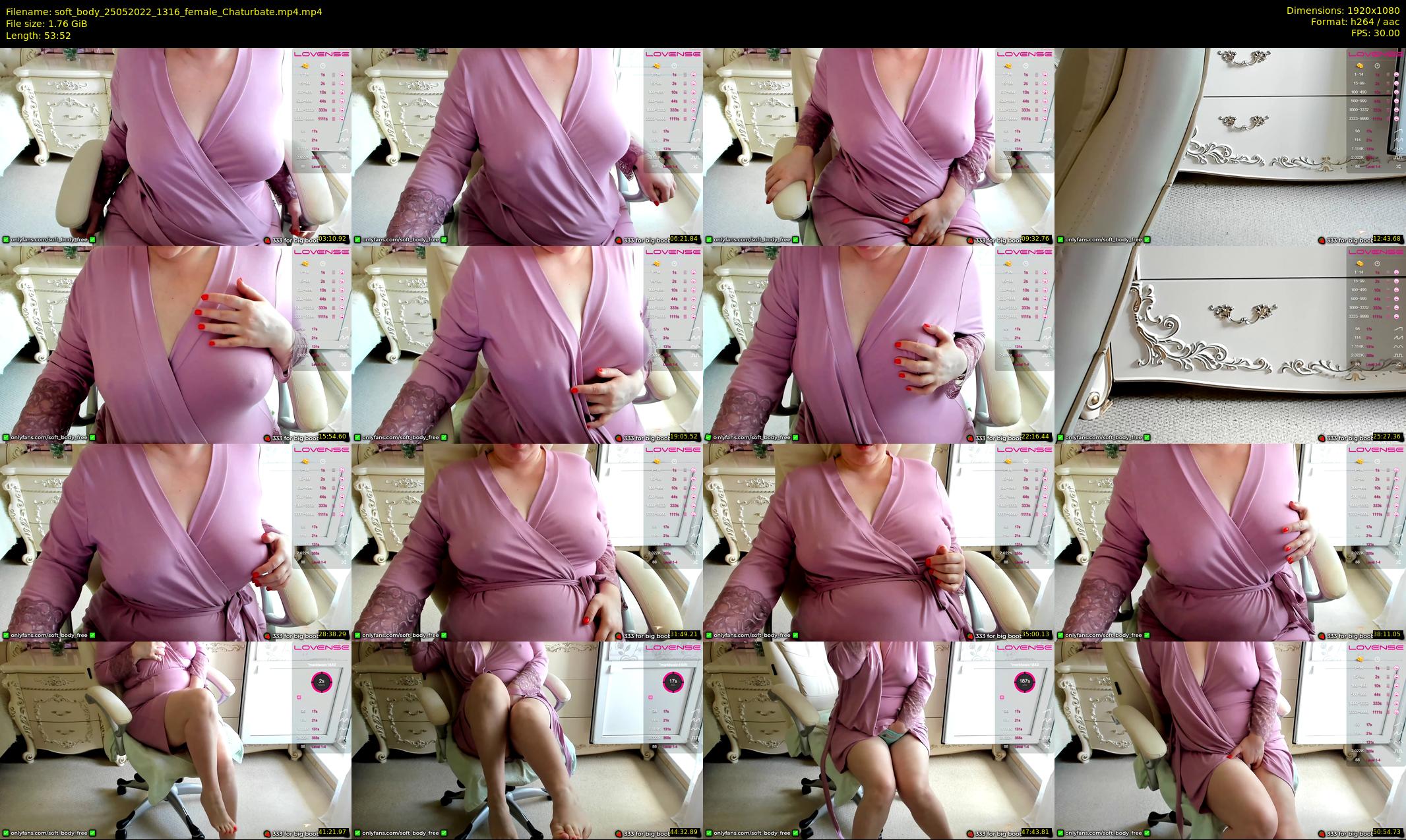 soft_body — 54 minute Chaturbate female cam show recording, 1080p, May 25, 2022