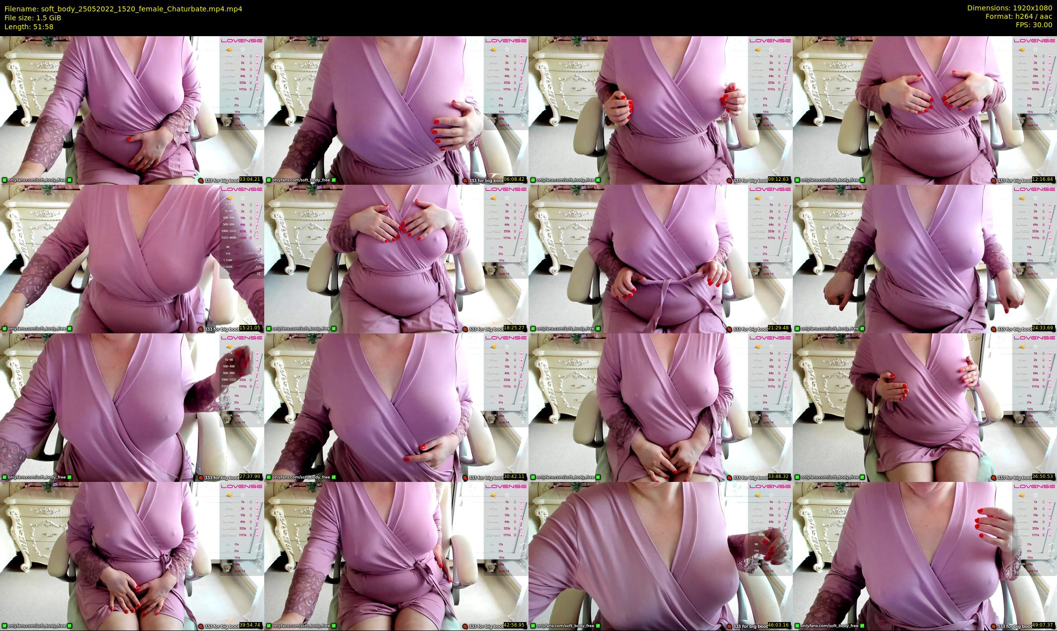 soft_body — 52 minute Chaturbate female cam show recording, 1080p, May 25, 2022