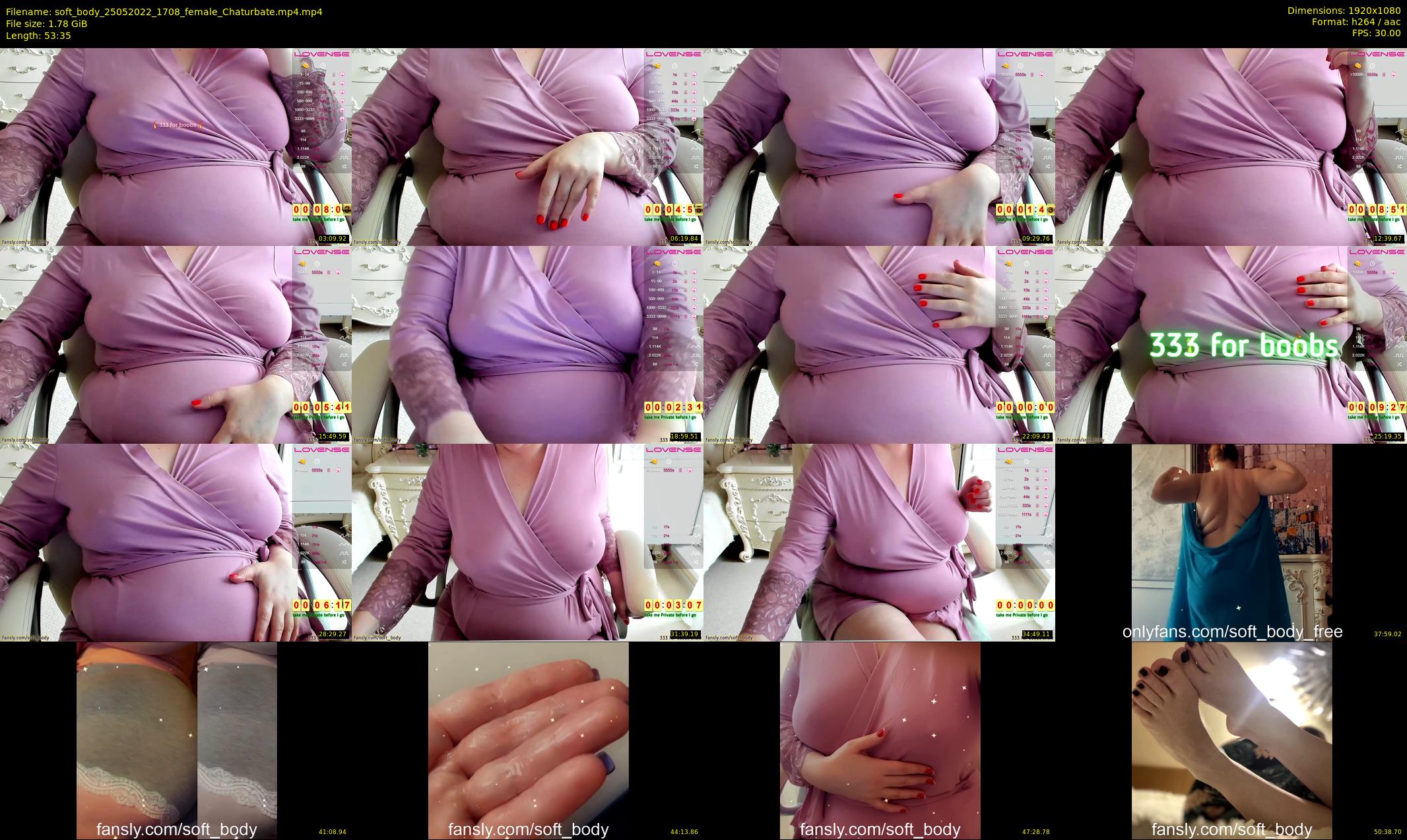 soft_body — 54 minute Chaturbate female cam show recording, 1080p, May 25, 2022