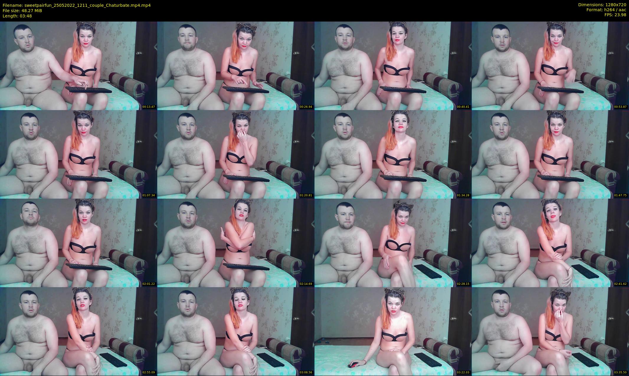 sweetpairfun — 4 minute Chaturbate couple cam show recording, 720p, May 25, 2022