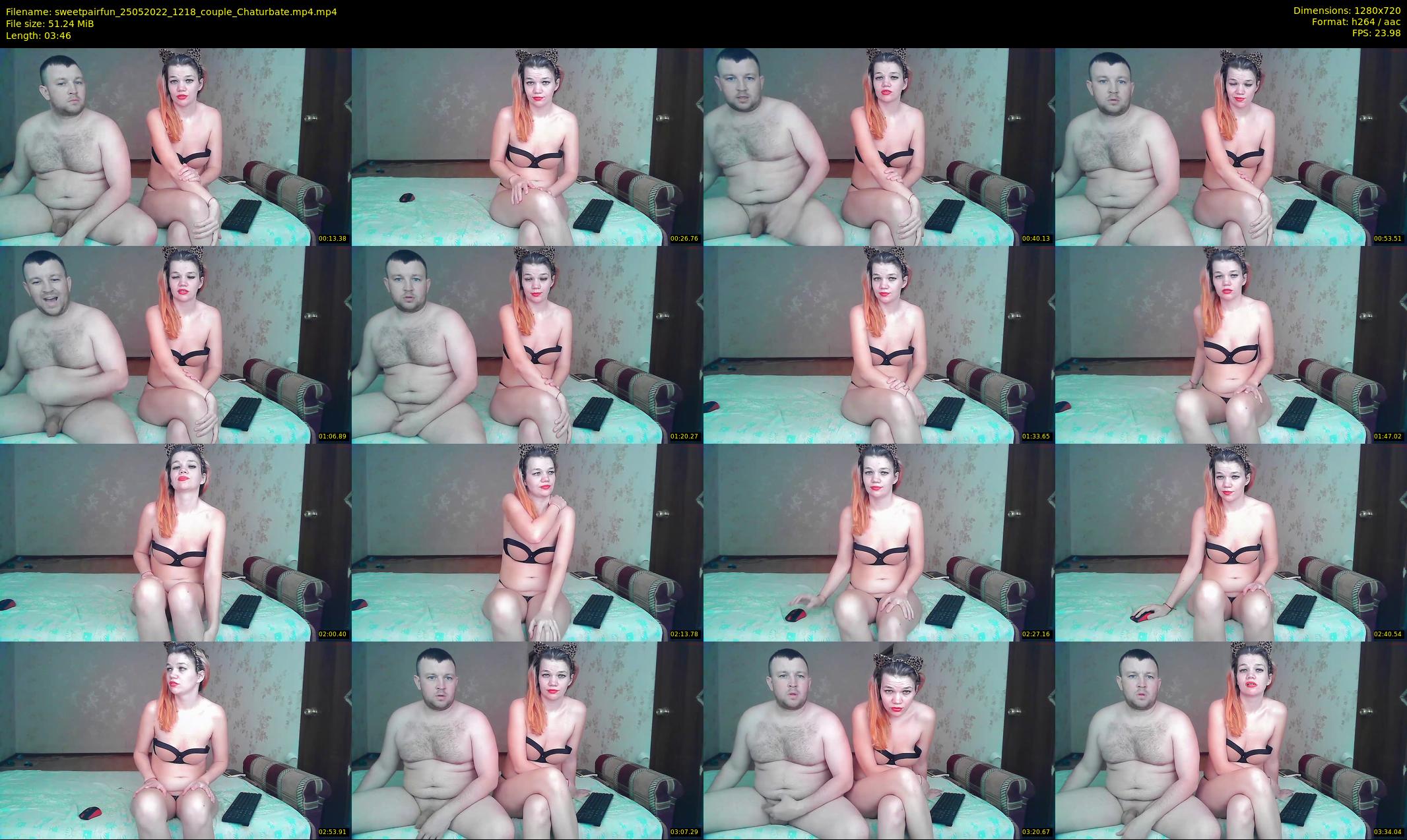 sweetpairfun — 4 minute Chaturbate couple cam show recording, 720p, May 25, 2022