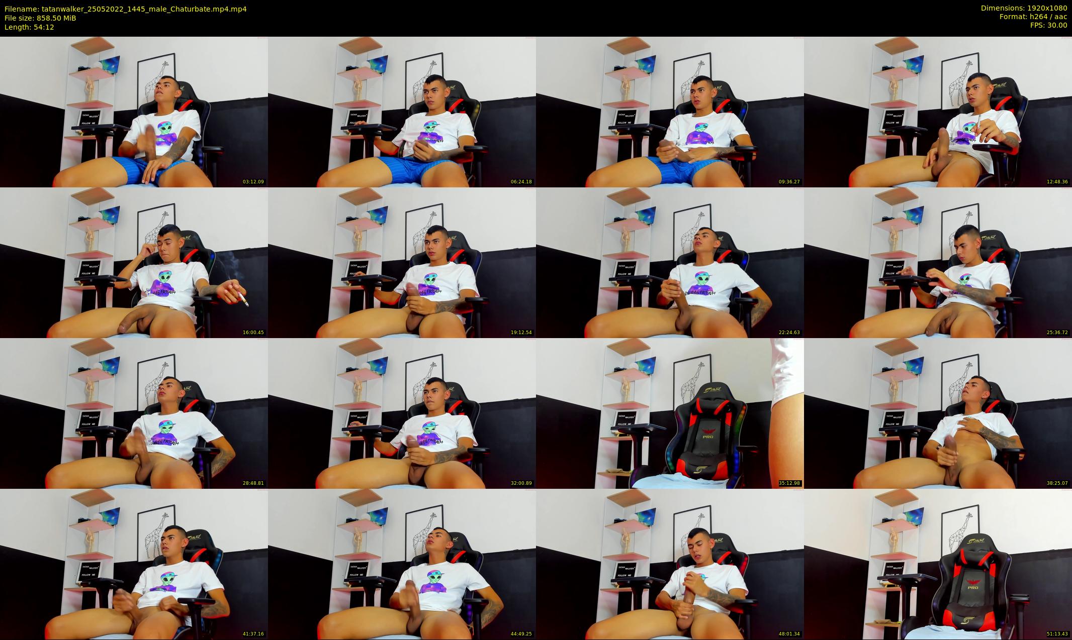tatanwalker — 55 minute Chaturbate male cam show recording, 1080p, May 25, 2022