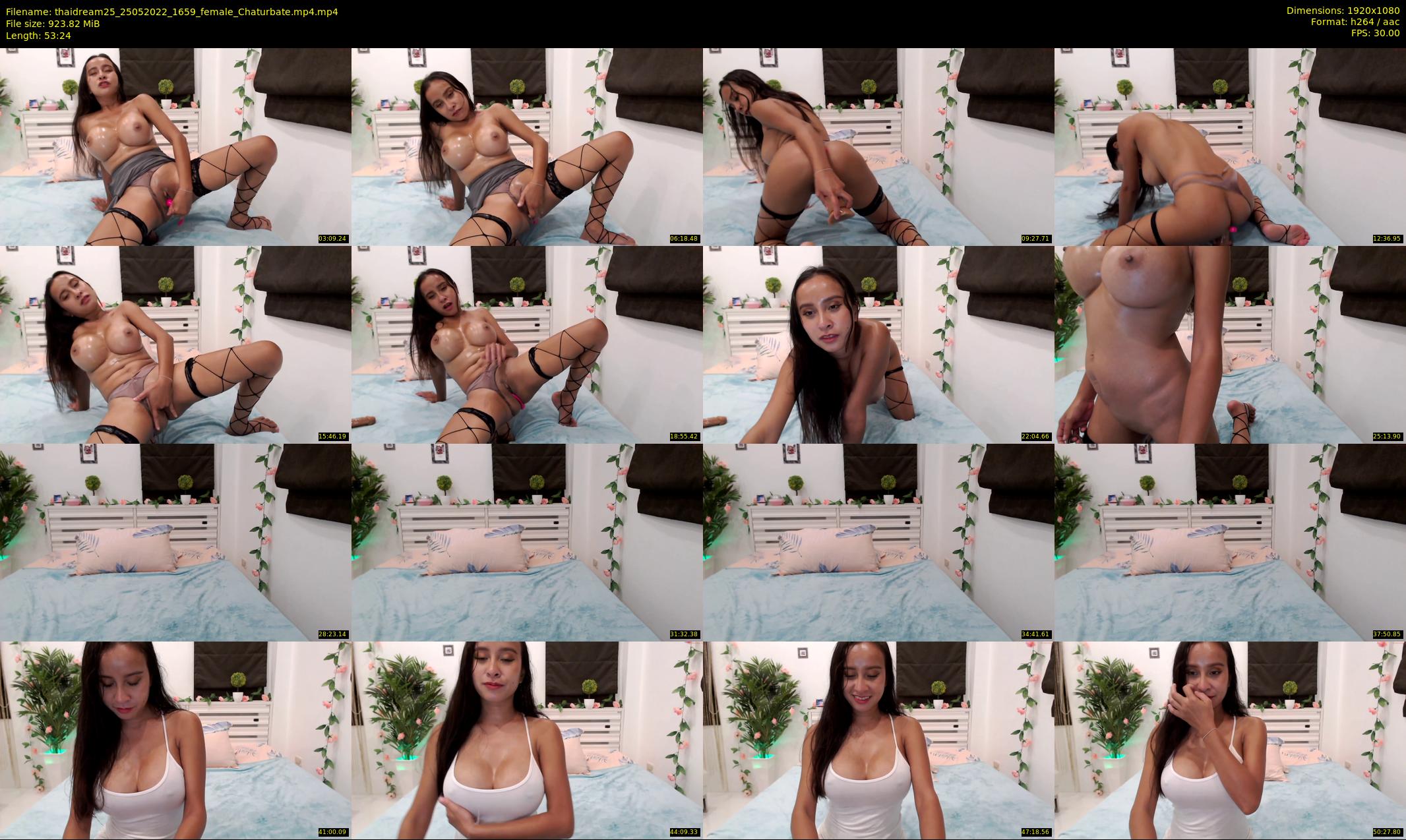 thaidream25 — 54 minute Chaturbate female cam show recording, 1080p, May 25, 2022