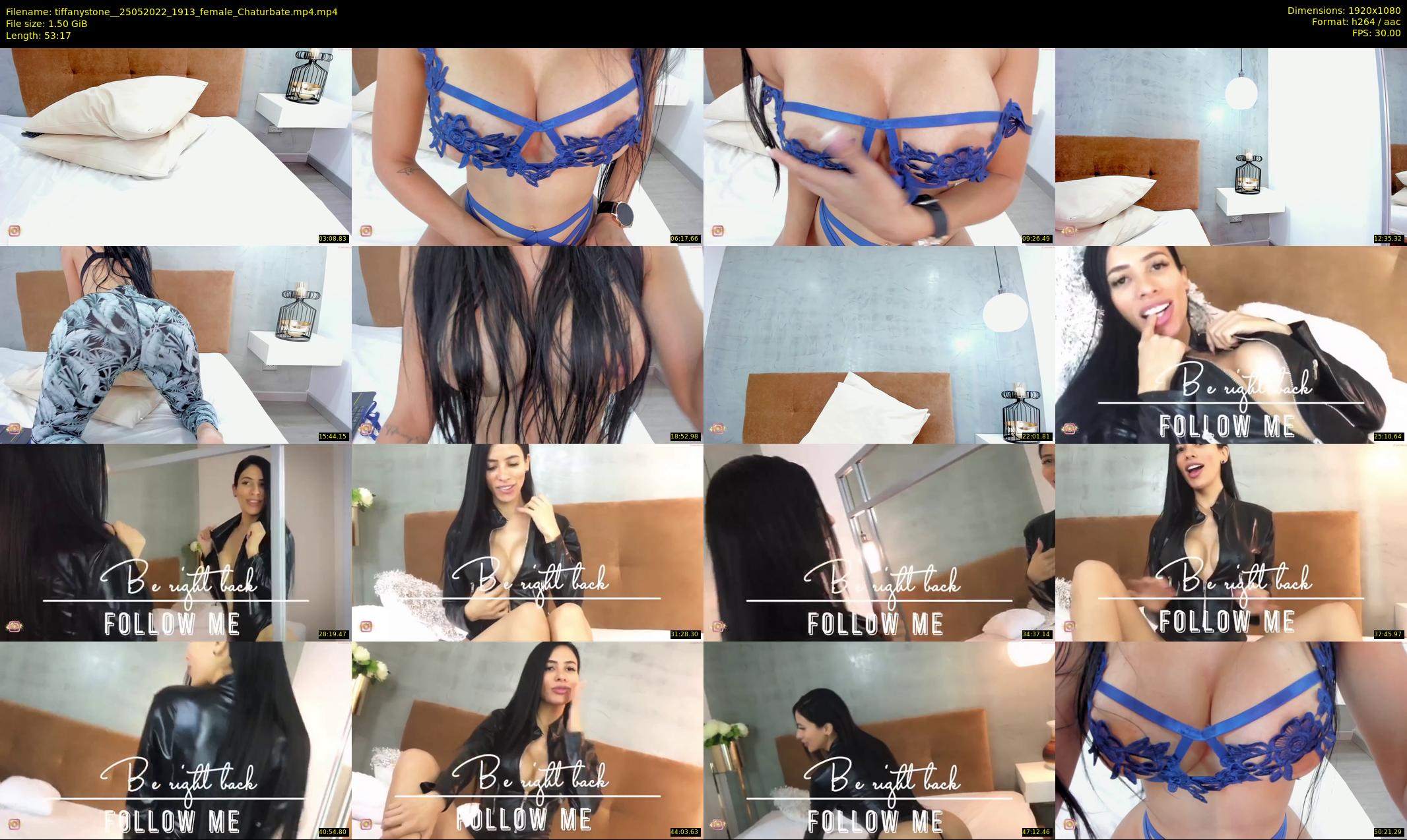 tiffanystone_ — 54 minute Chaturbate female cam show recording, 1080p, May 25, 2022