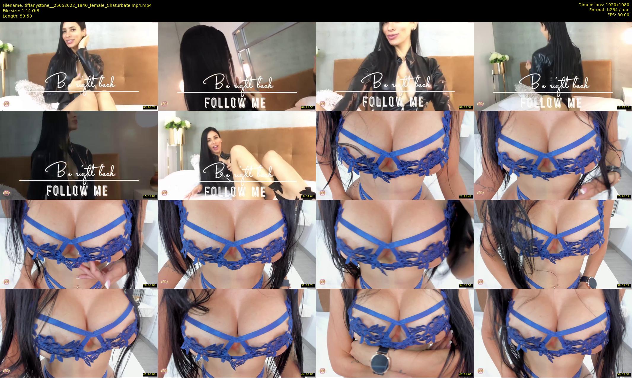tiffanystone_ — 54 minute Chaturbate female cam show recording, 1080p, May 25, 2022