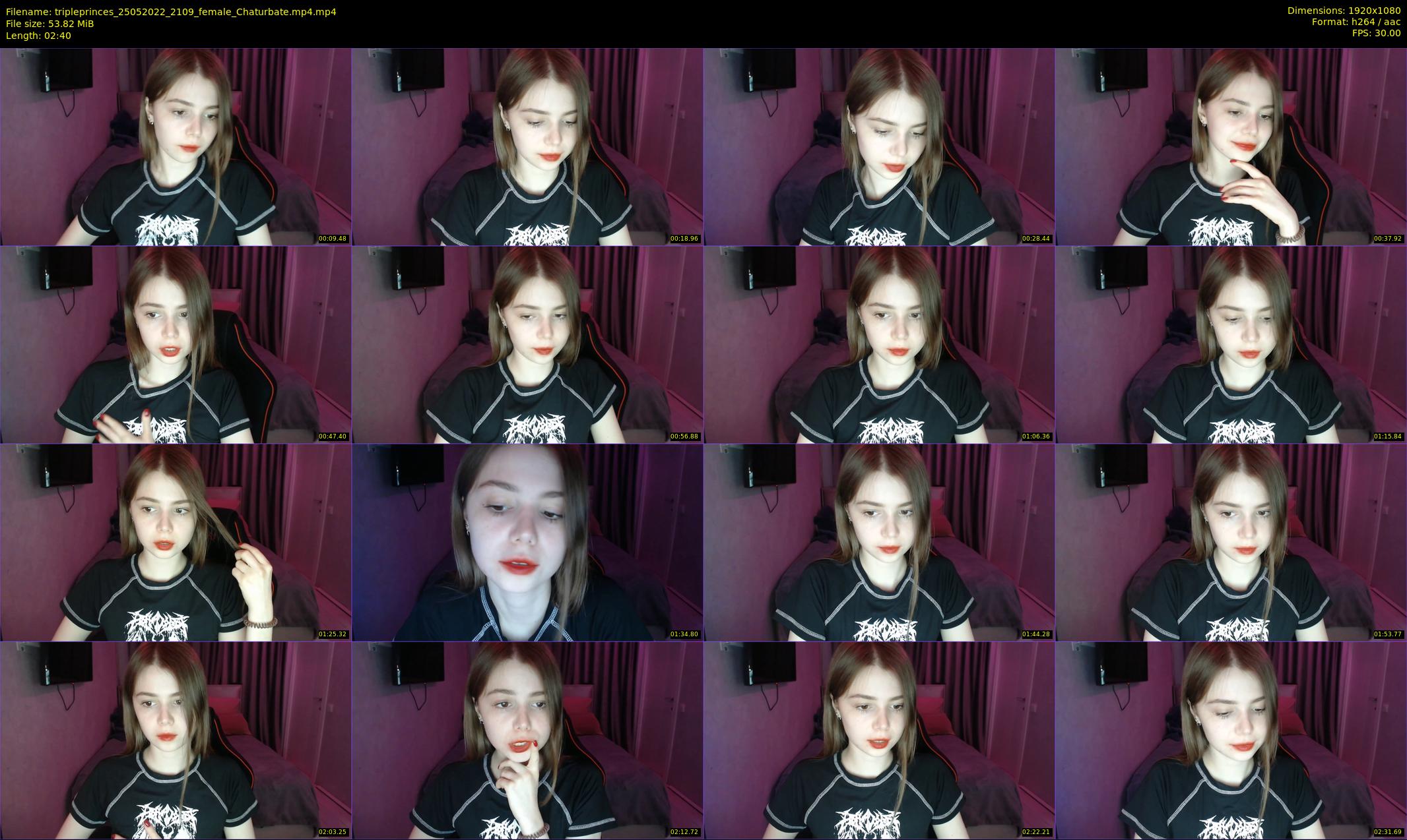 tripleprinces — 3 minute Chaturbate female cam show recording, 1080p, May 25, 2022