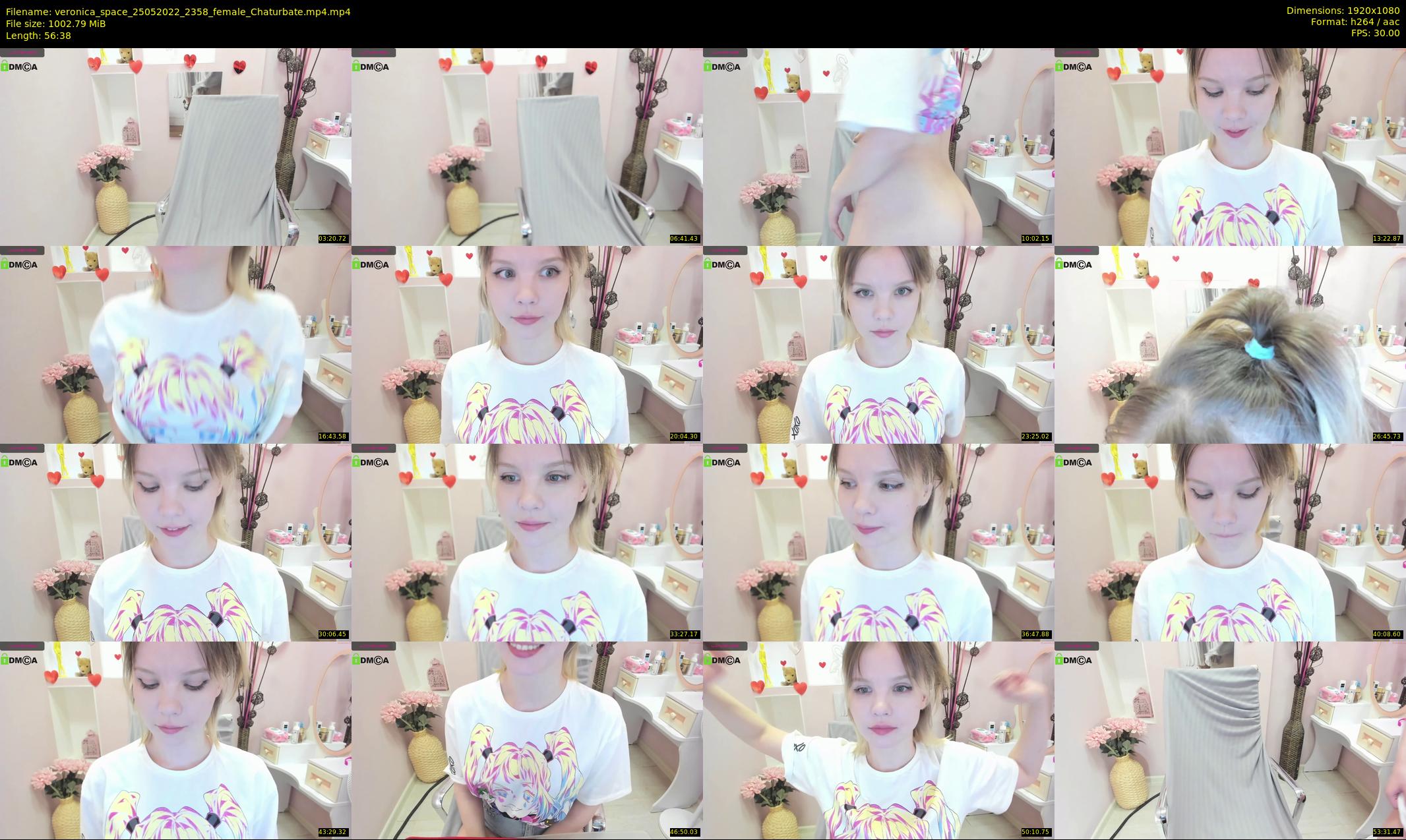 veronica_space — 57 minute Chaturbate female cam show recording, 1080p, May 25, 2022