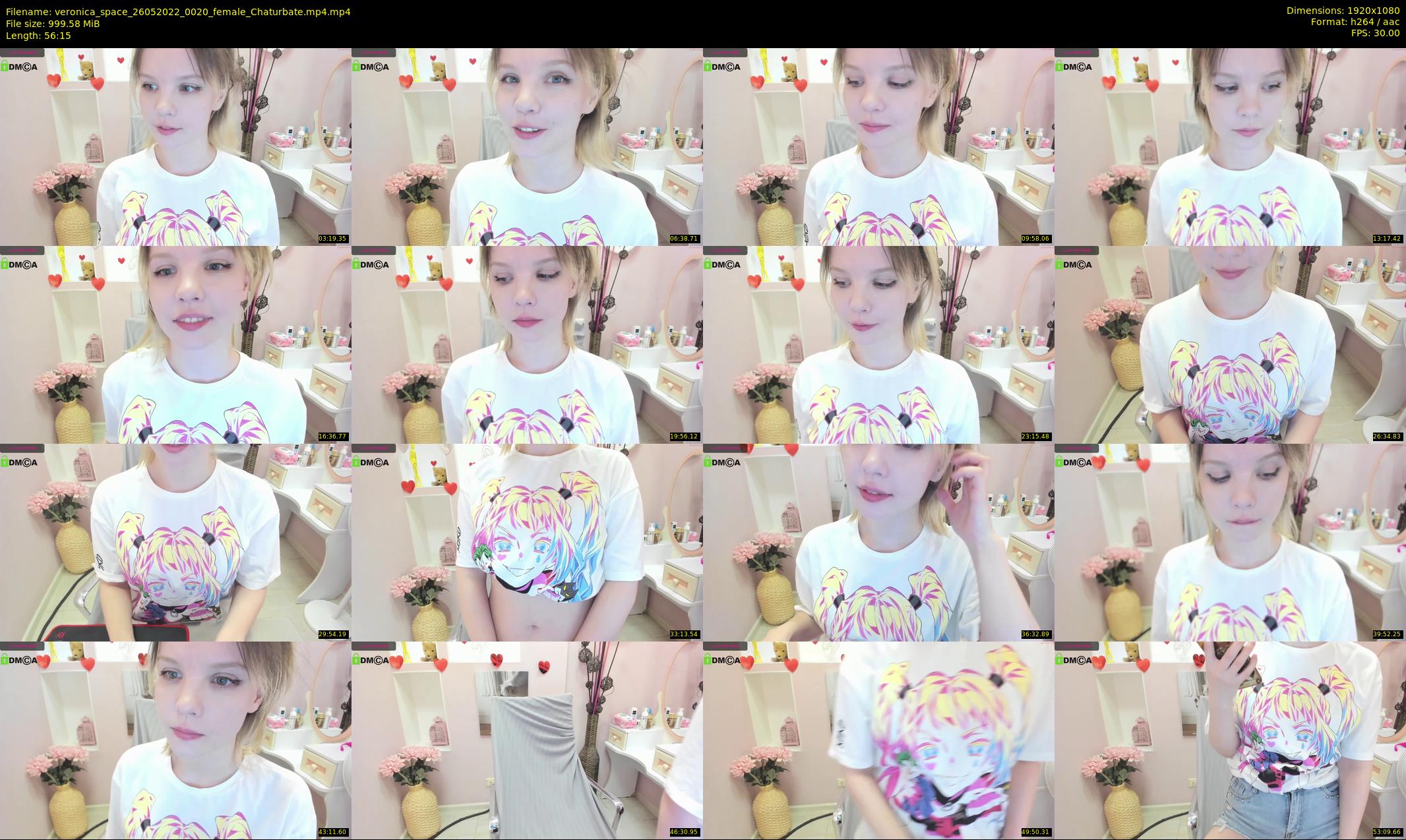 veronica_space — 57 minute Chaturbate female cam show recording, 1080p, May 26, 2022