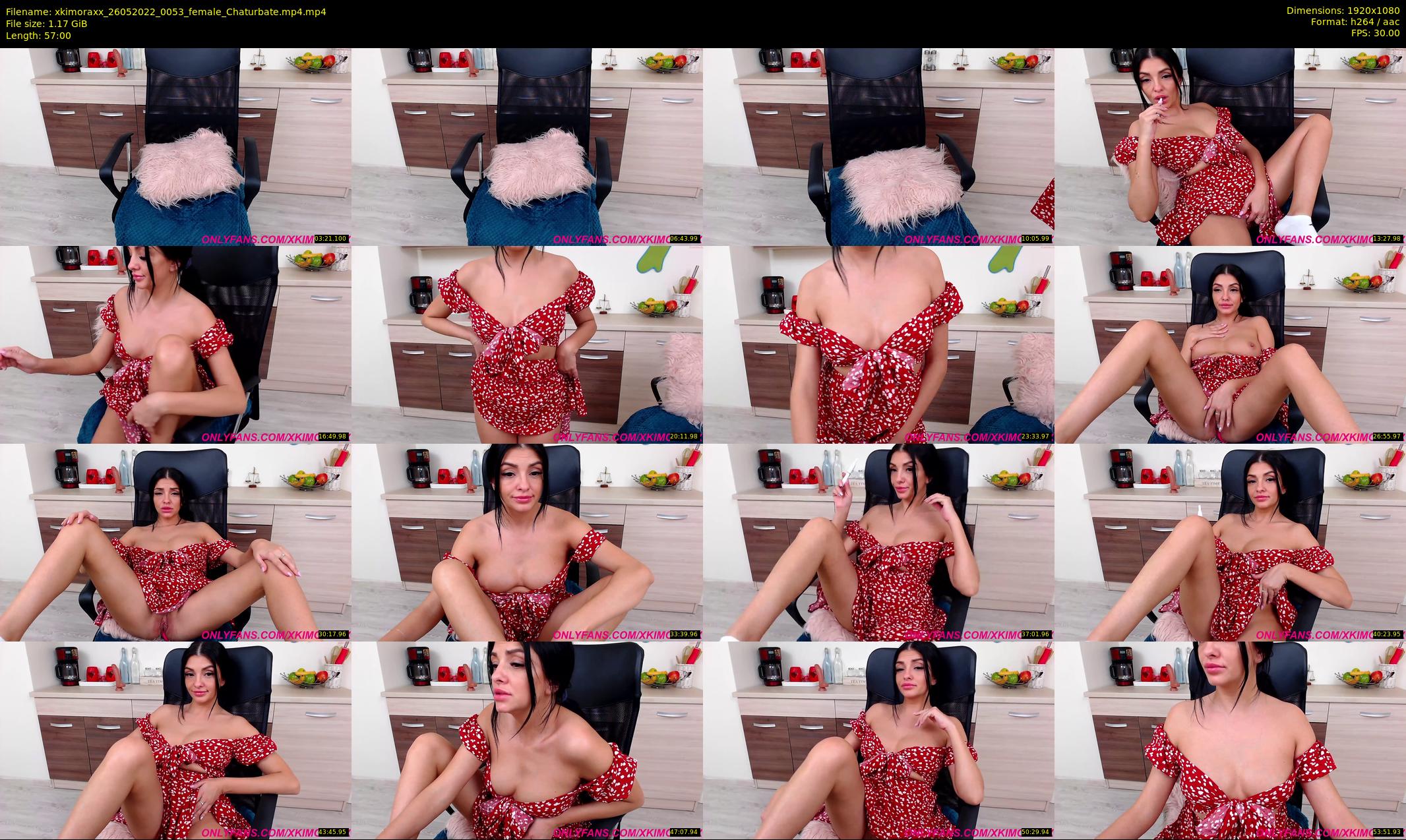xkimoraxx — 57 minute Chaturbate female cam show recording, 1080p, May 26, 2022