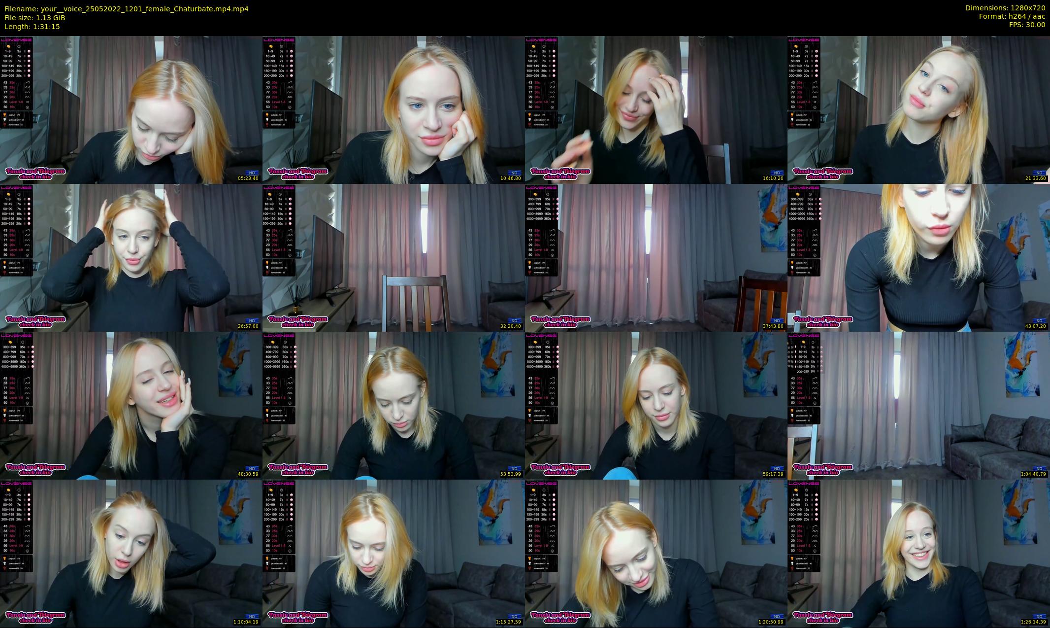 your__voice — 92 minute Chaturbate female cam show recording, 720p, May 25, 2022