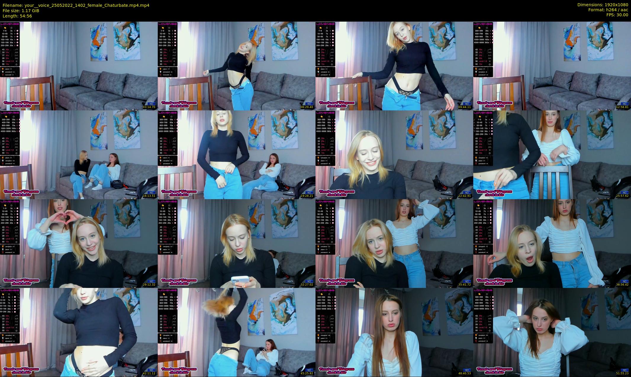 your__voice — 55 minute Chaturbate female cam show recording, 1080p, May 25, 2022