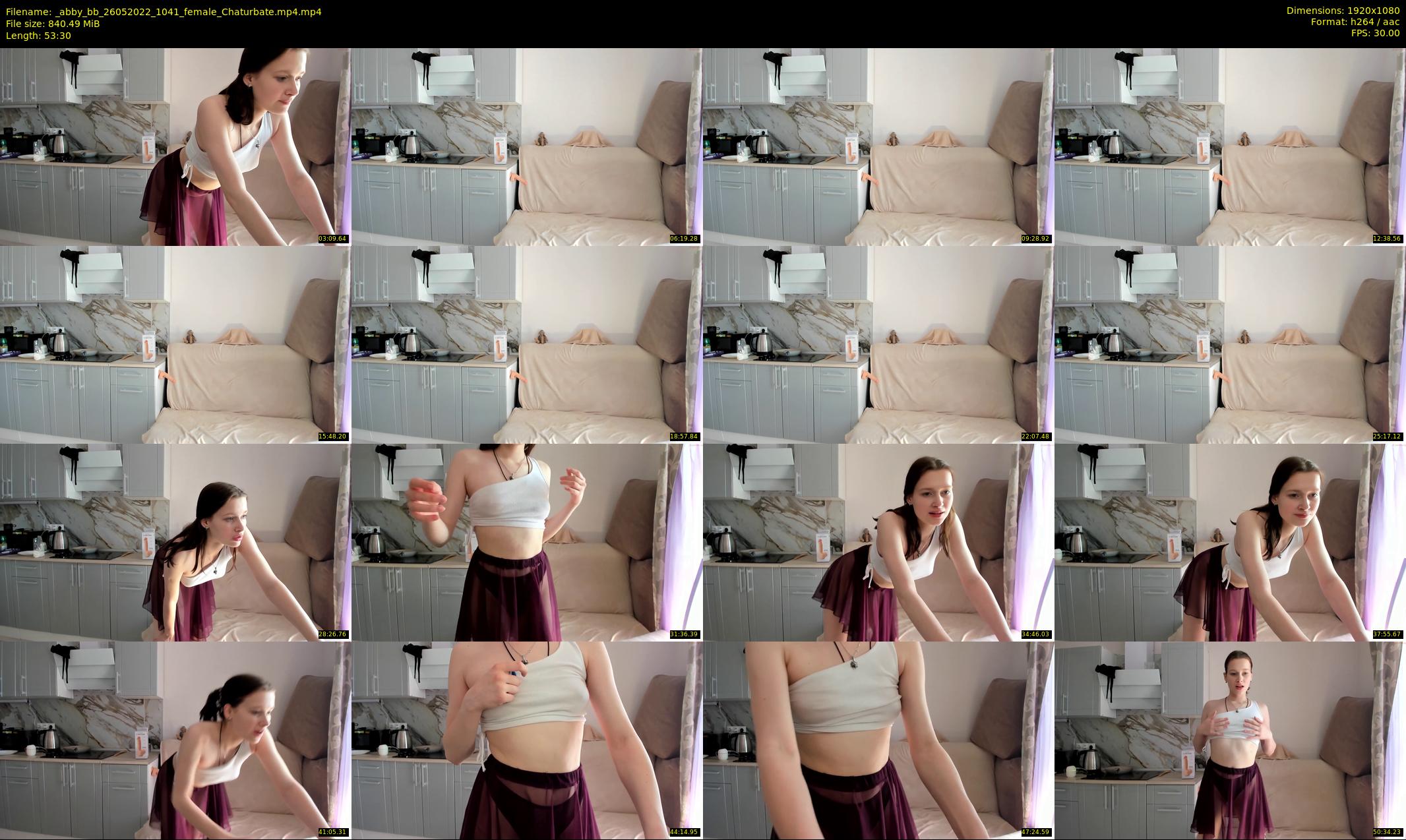 _abby_bb — 54 minute Chaturbate female cam show recording, 1080p, May 26, 2022