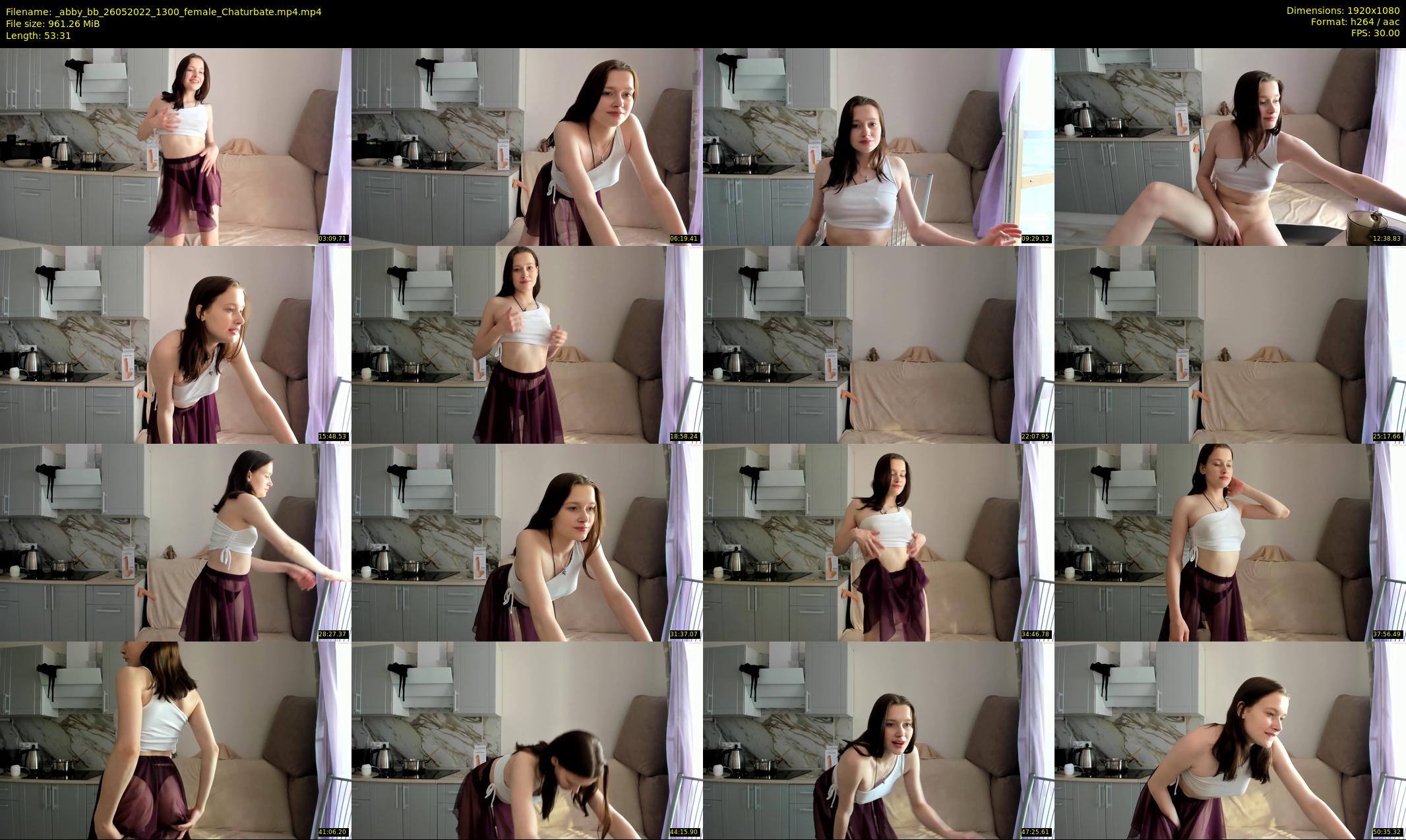 _abby_bb — 54 minute Chaturbate female cam show recording, 1080p, May 26, 2022