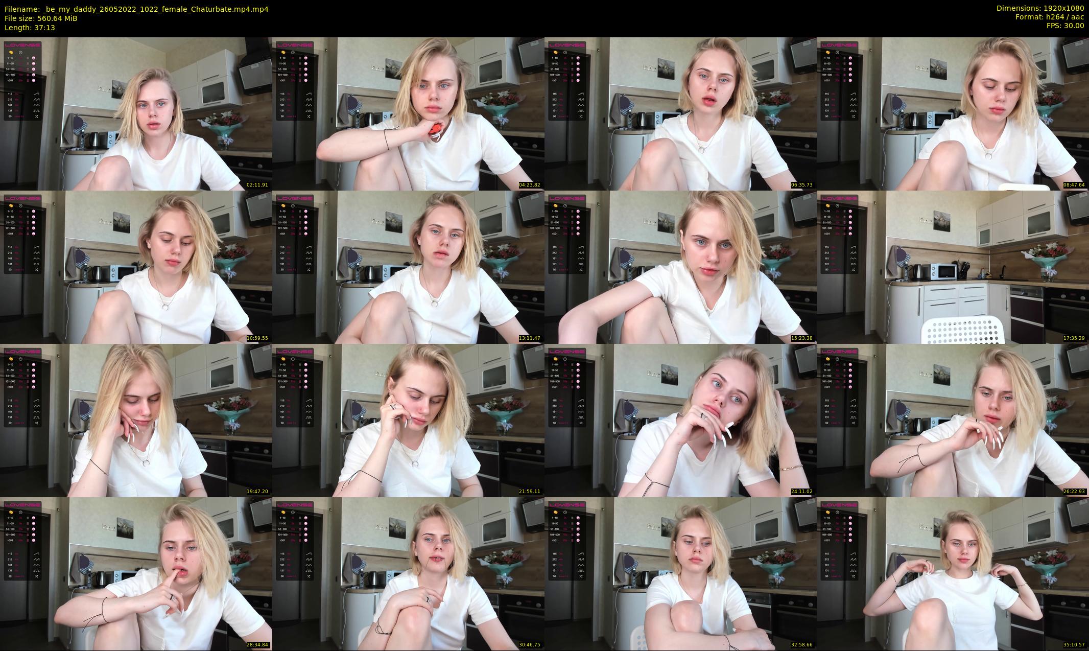 _be_my_daddy — 38 minute Chaturbate female cam show recording, 1080p, May 26, 2022