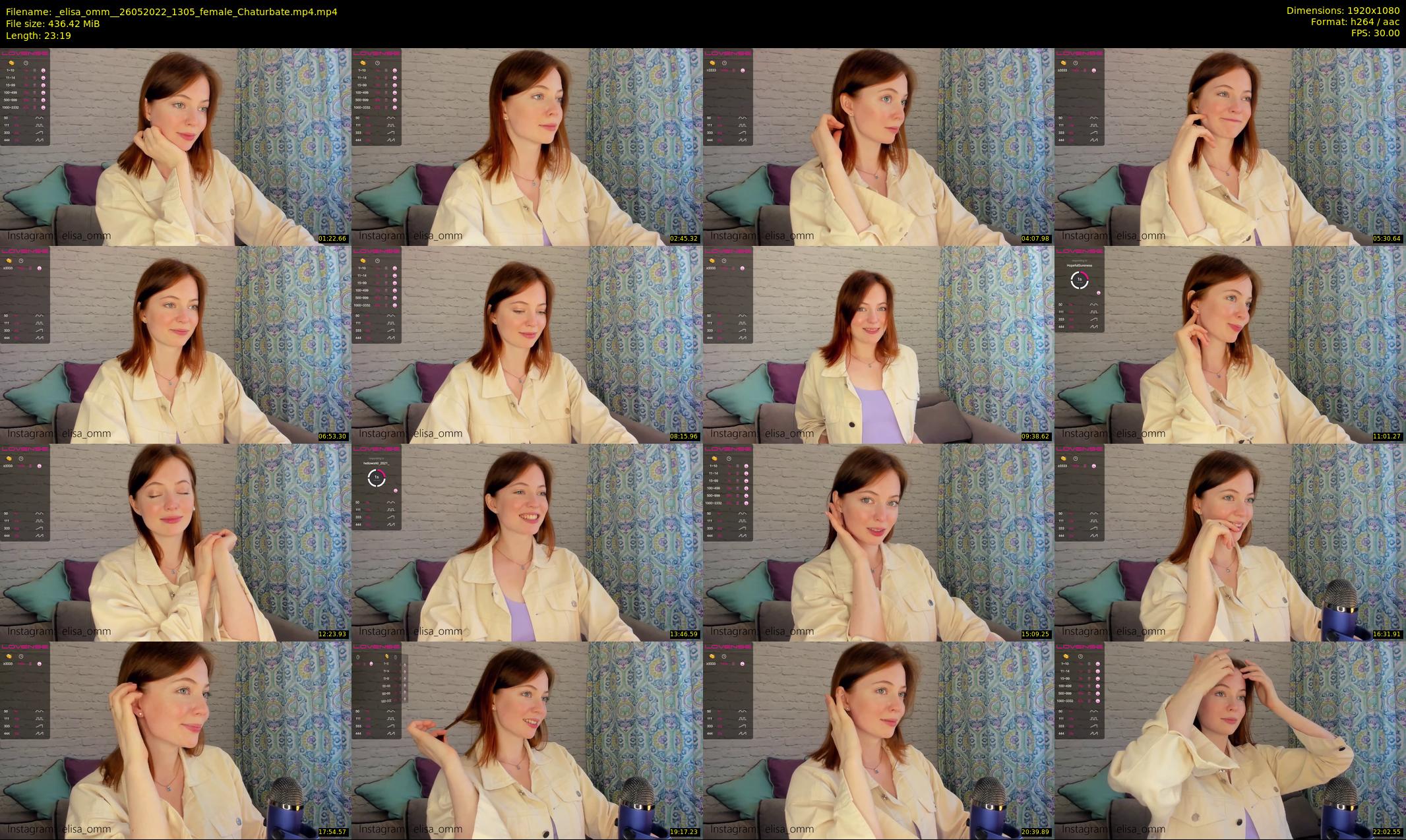 _elisa_omm_ — 24 minute Chaturbate female cam show recording, 1080p, May 26, 2022