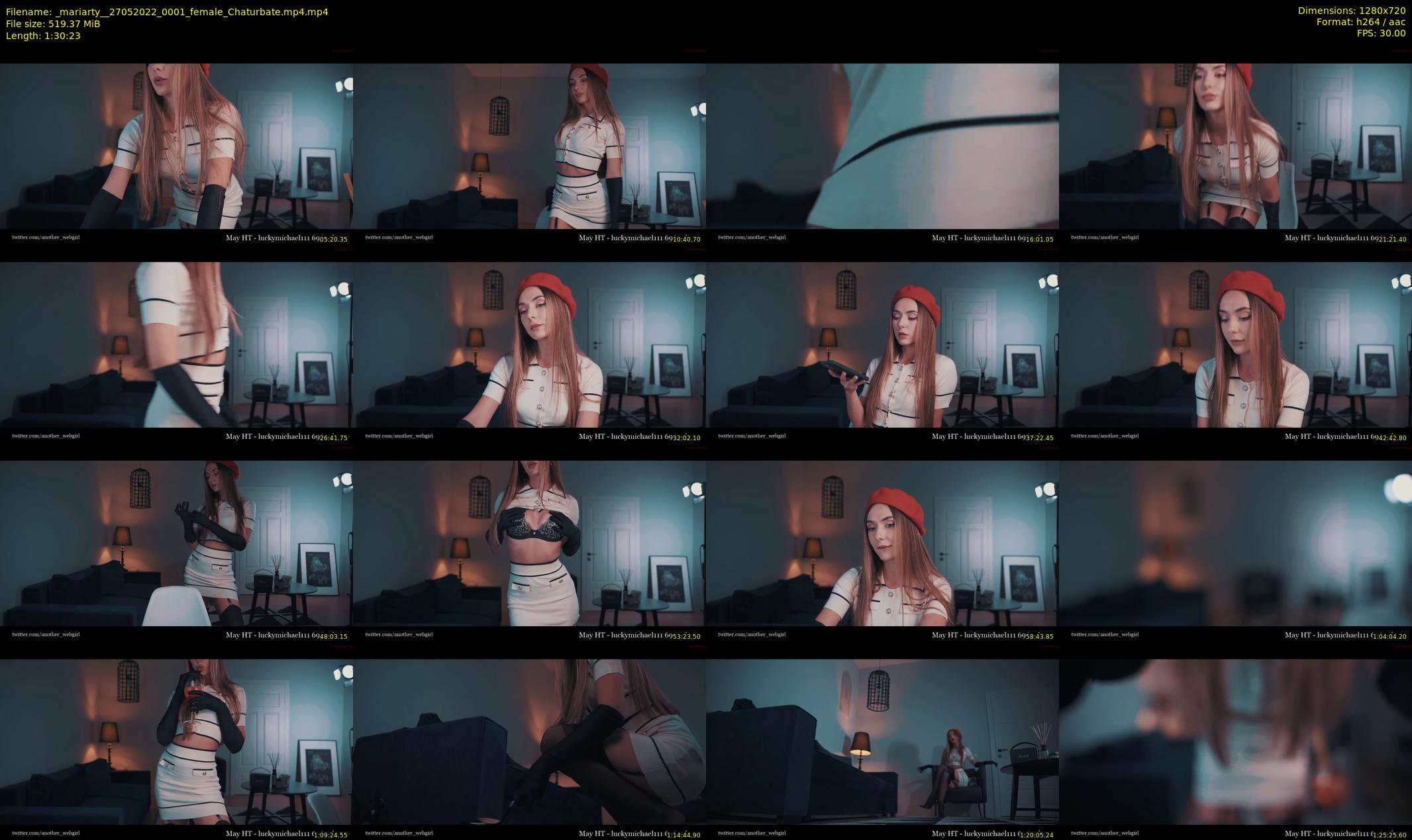 _mariarty_ — 91 minute Chaturbate female cam show recording, 720p, May 27, 2022