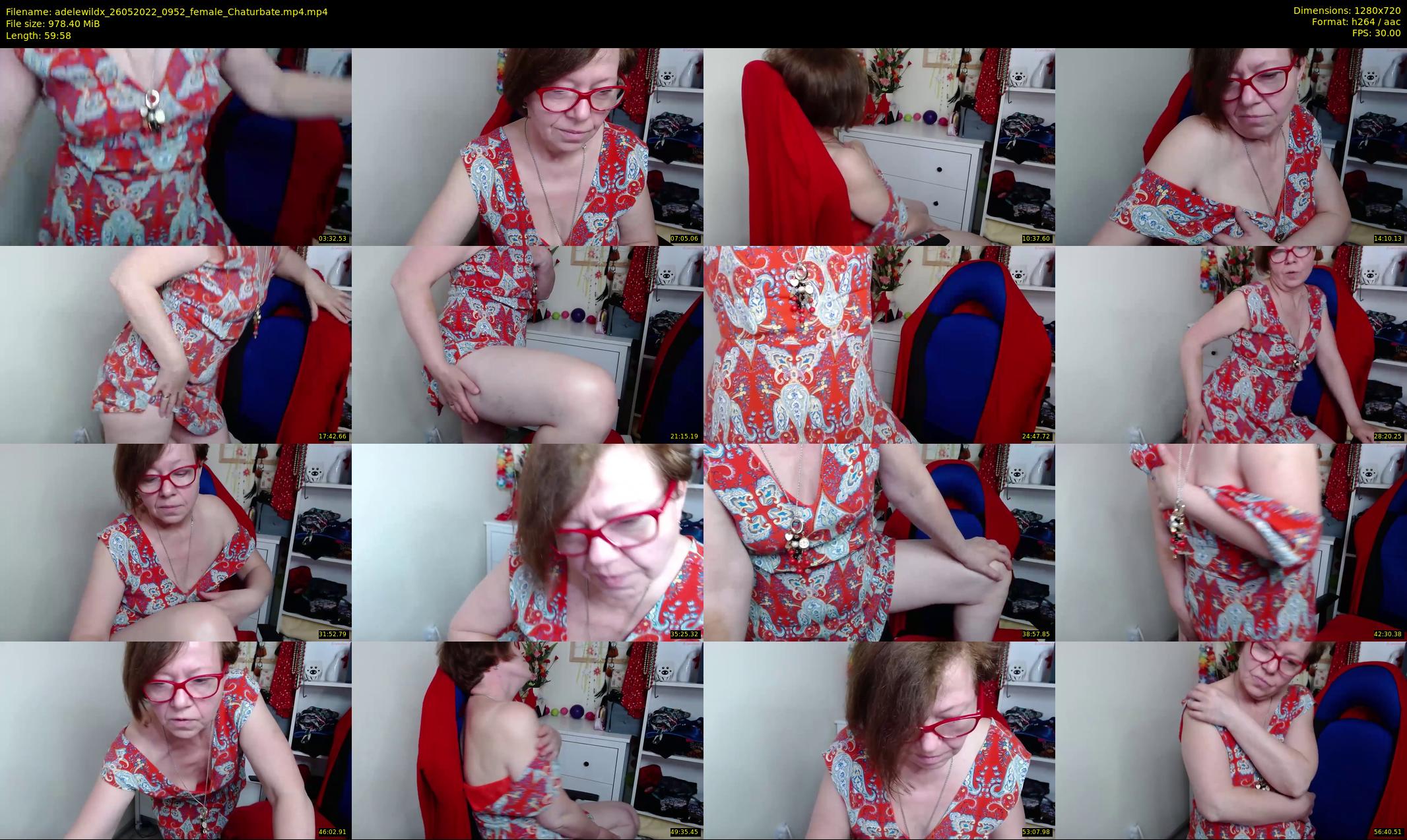 adelewildx — 60 minute Chaturbate female cam show recording, 720p, May 26, 2022