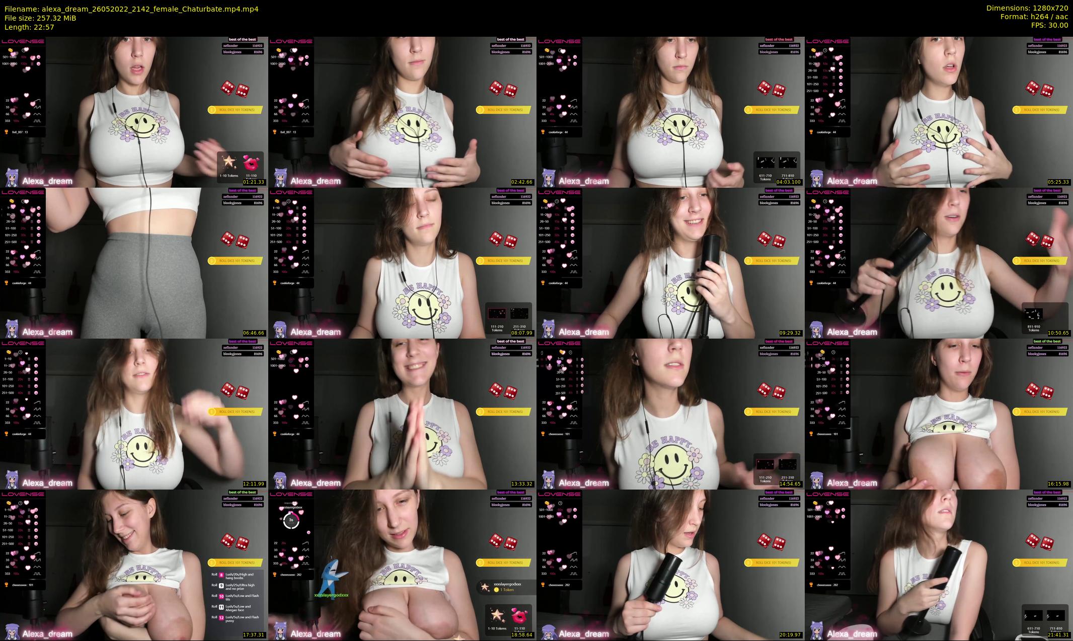 alexa_dream — 23 minute Chaturbate female cam show recording, 720p, May 26, 2022