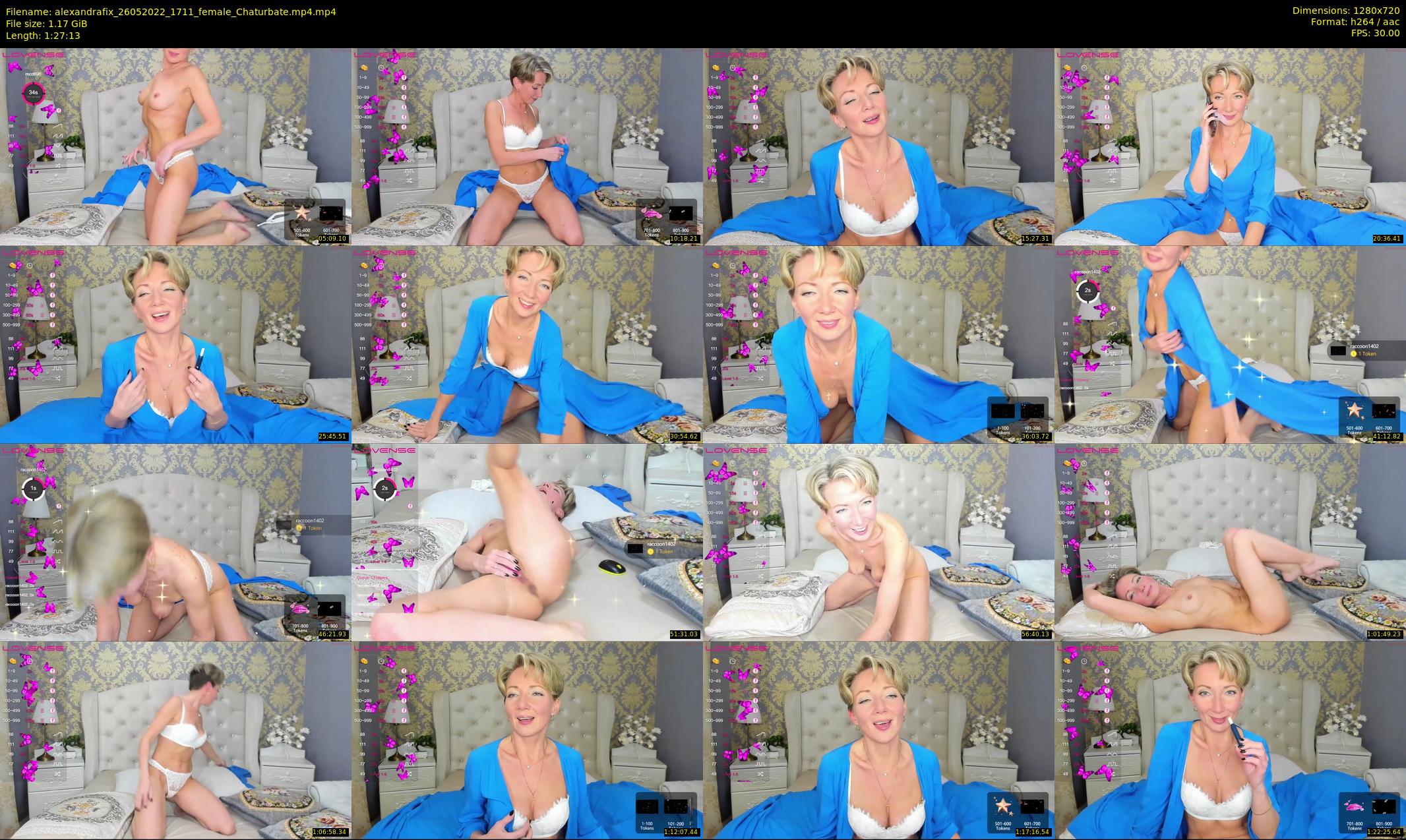 alexandrafix — 88 minute Chaturbate female cam show recording, 720p, May 26, 2022