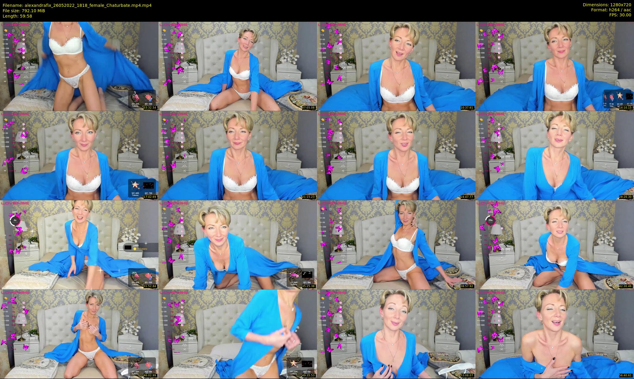 alexandrafix — 60 minute Chaturbate female cam show recording, 720p, May 26, 2022