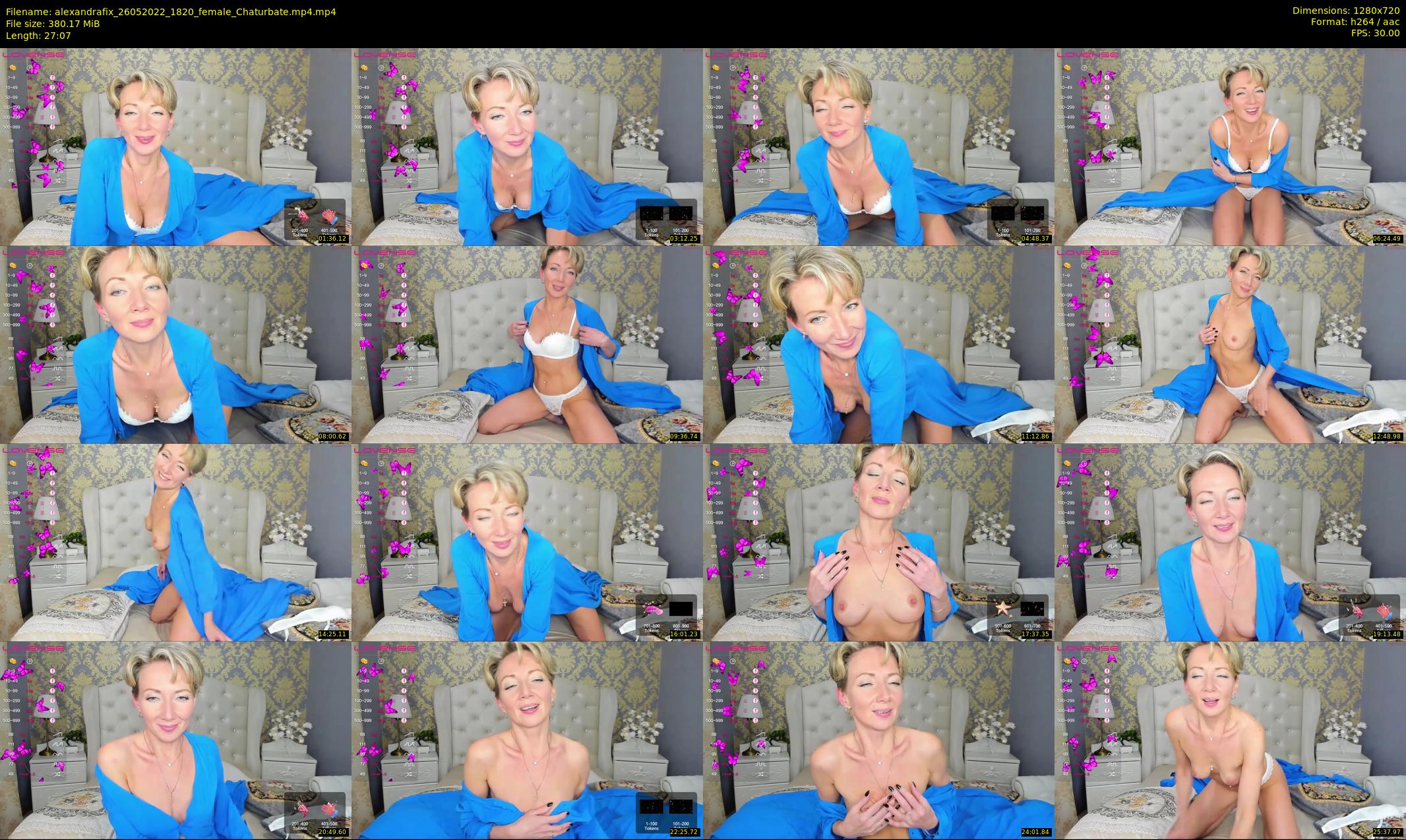 alexandrafix — 28 minute Chaturbate female cam show recording, 720p, May 26, 2022