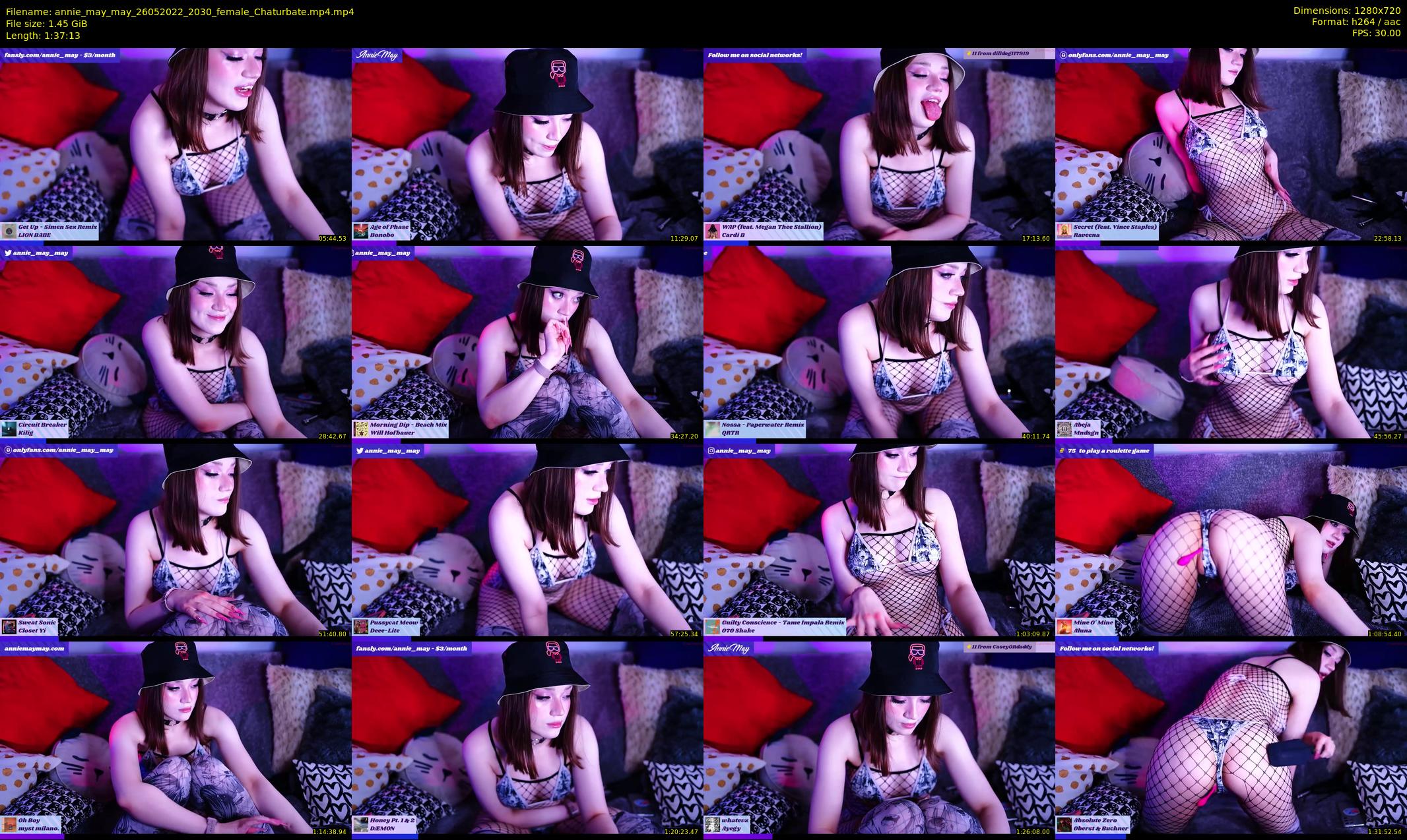 annie_may_may — 98 minute Chaturbate female cam show recording, 720p, May 26, 2022