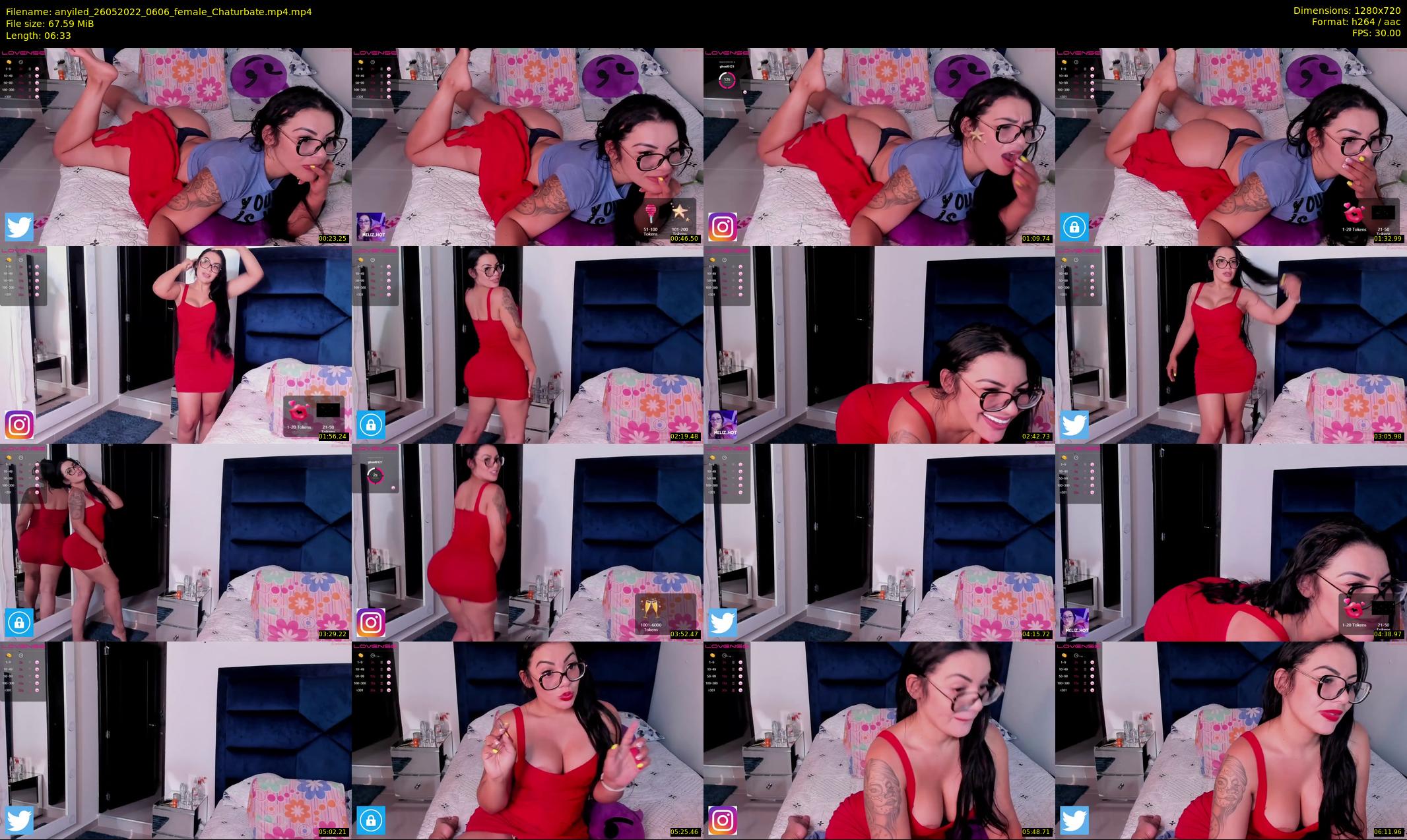 anyiled — 7 minute Chaturbate female cam show recording, 720p, May 26, 2022
