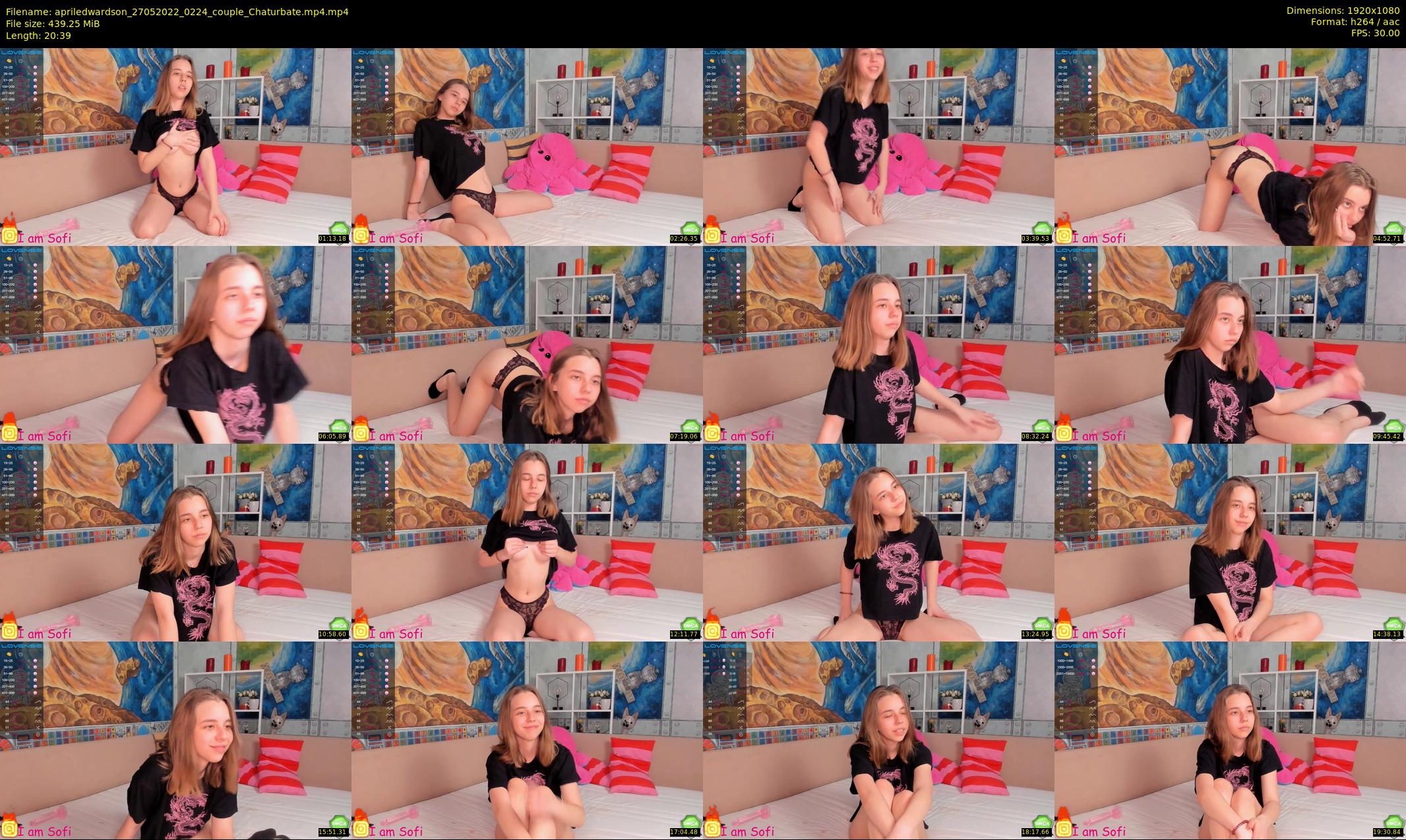 apriledwardson — 21 minute Chaturbate couple cam show recording, 1080p, May 27, 2022