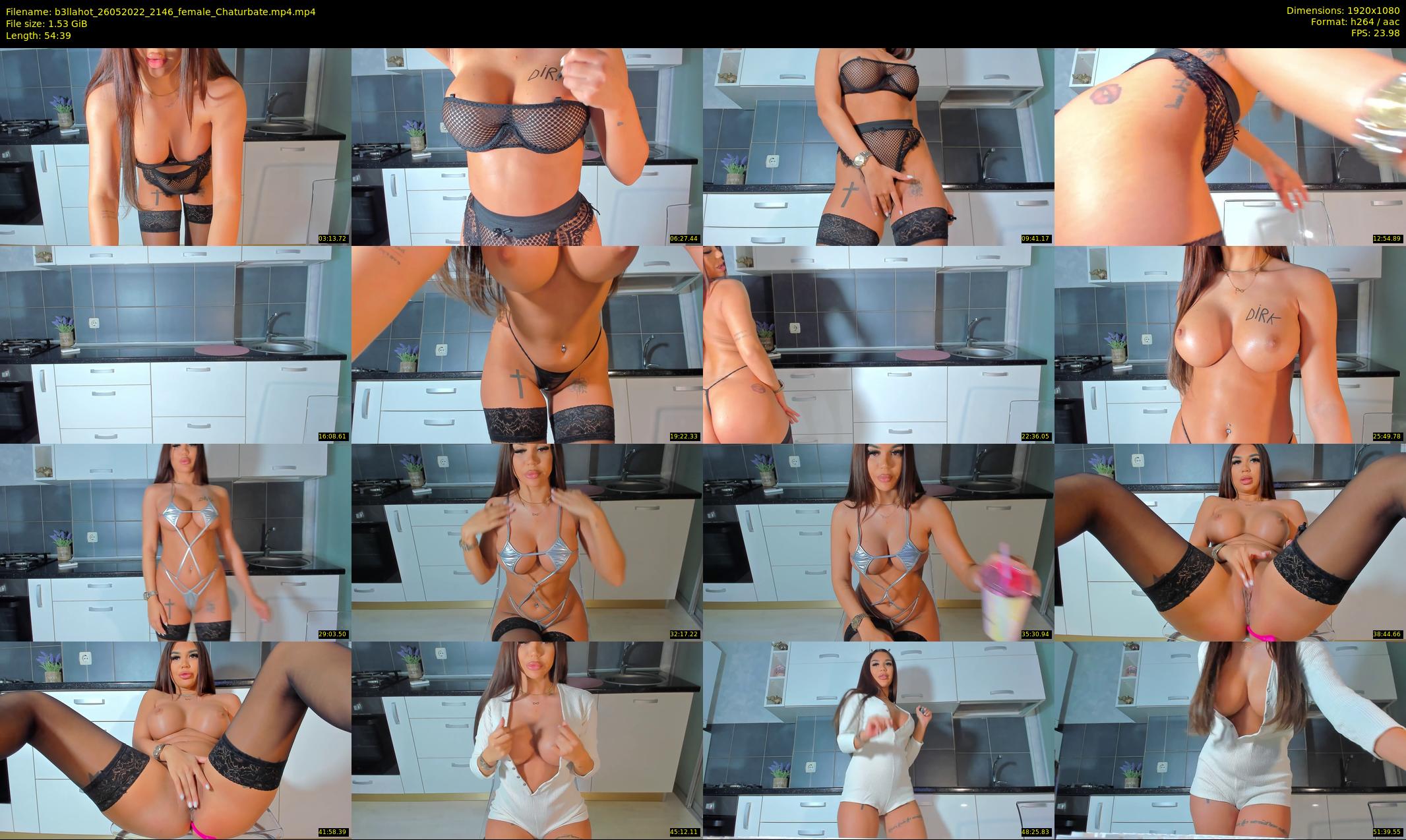 b3llahot — 55 minute Chaturbate female cam show recording, 1080p, May 26, 2022