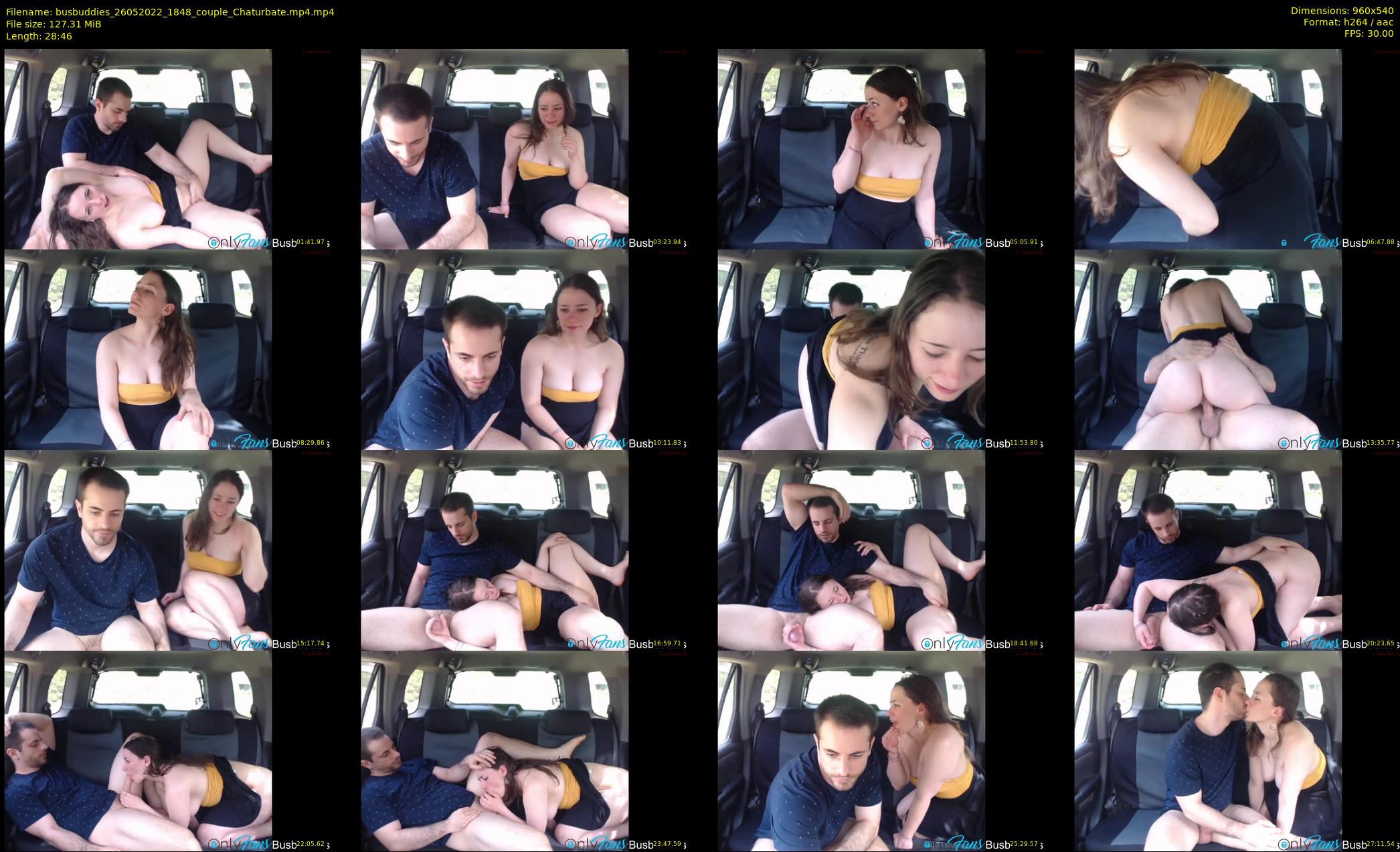 busbuddies — 29 minute Chaturbate couple cam show recording, 480p, May 26, 2022