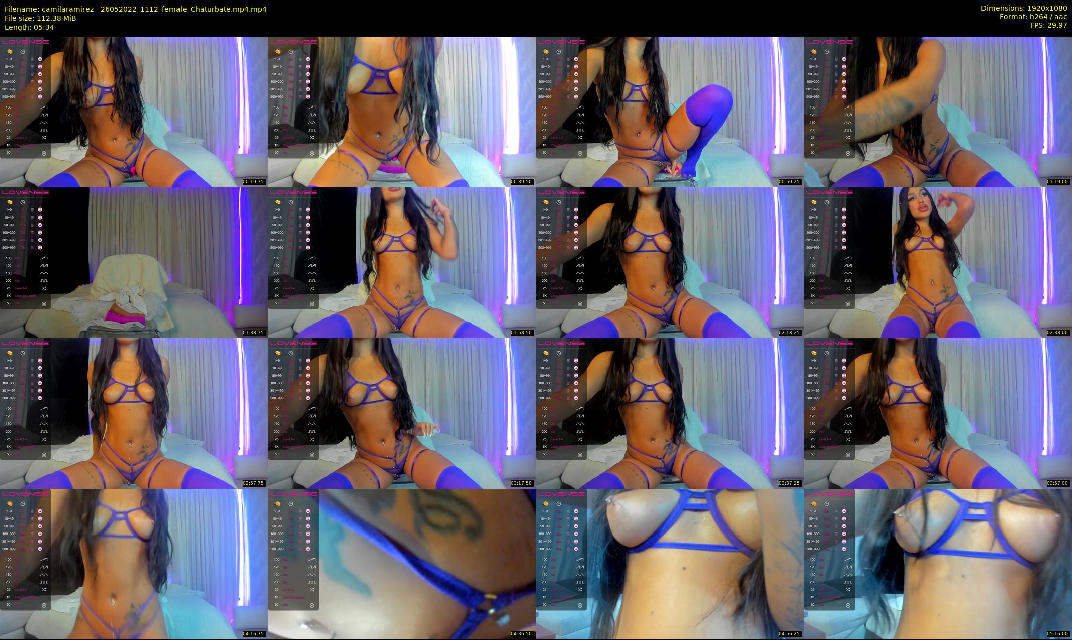 camilaramirez_ — 6 minute Chaturbate female cam show recording, 1080p, May 26, 2022