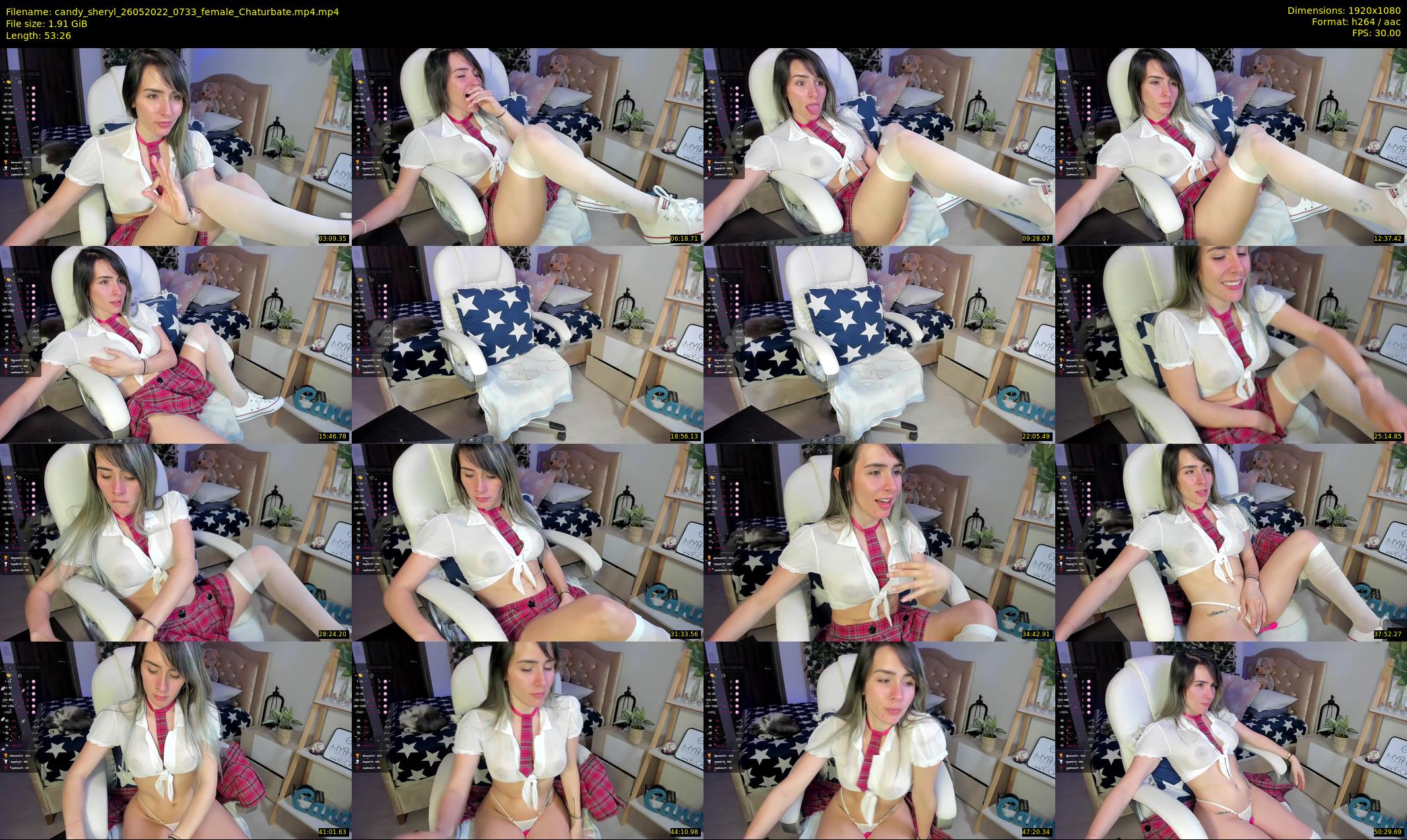 candy_sheryl — 54 minute Chaturbate female cam show recording, 1080p, May 26, 2022