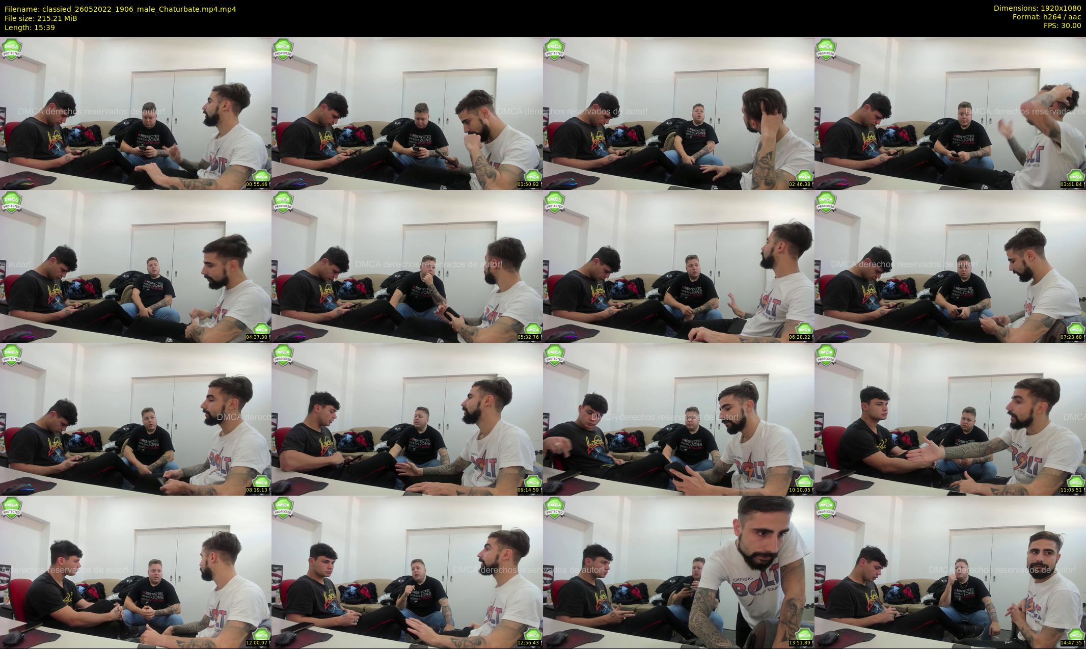 classied — 16 minute Chaturbate male cam show recording, 1080p, May 26, 2022