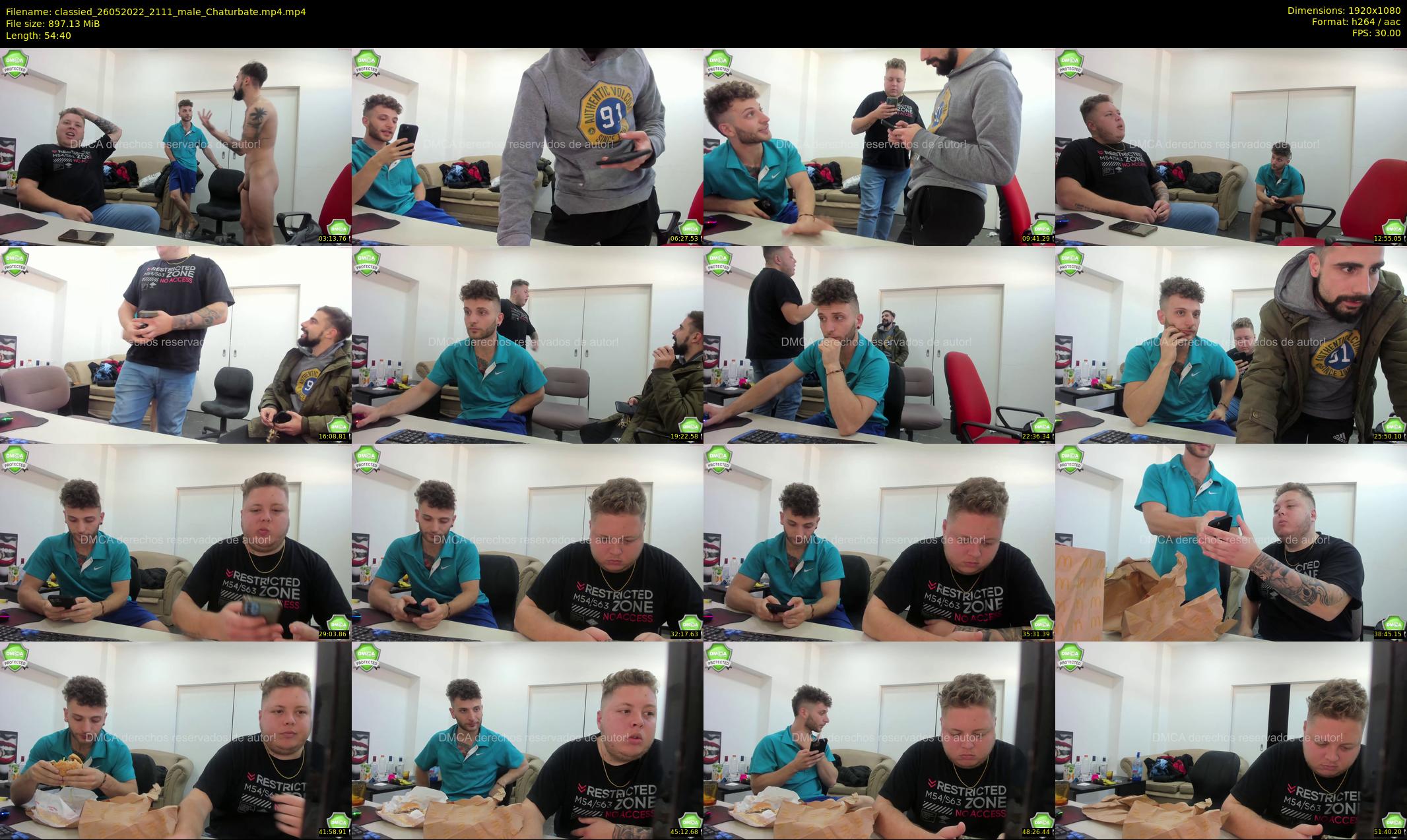 classied — 55 minute Chaturbate male cam show recording, 1080p, May 26, 2022