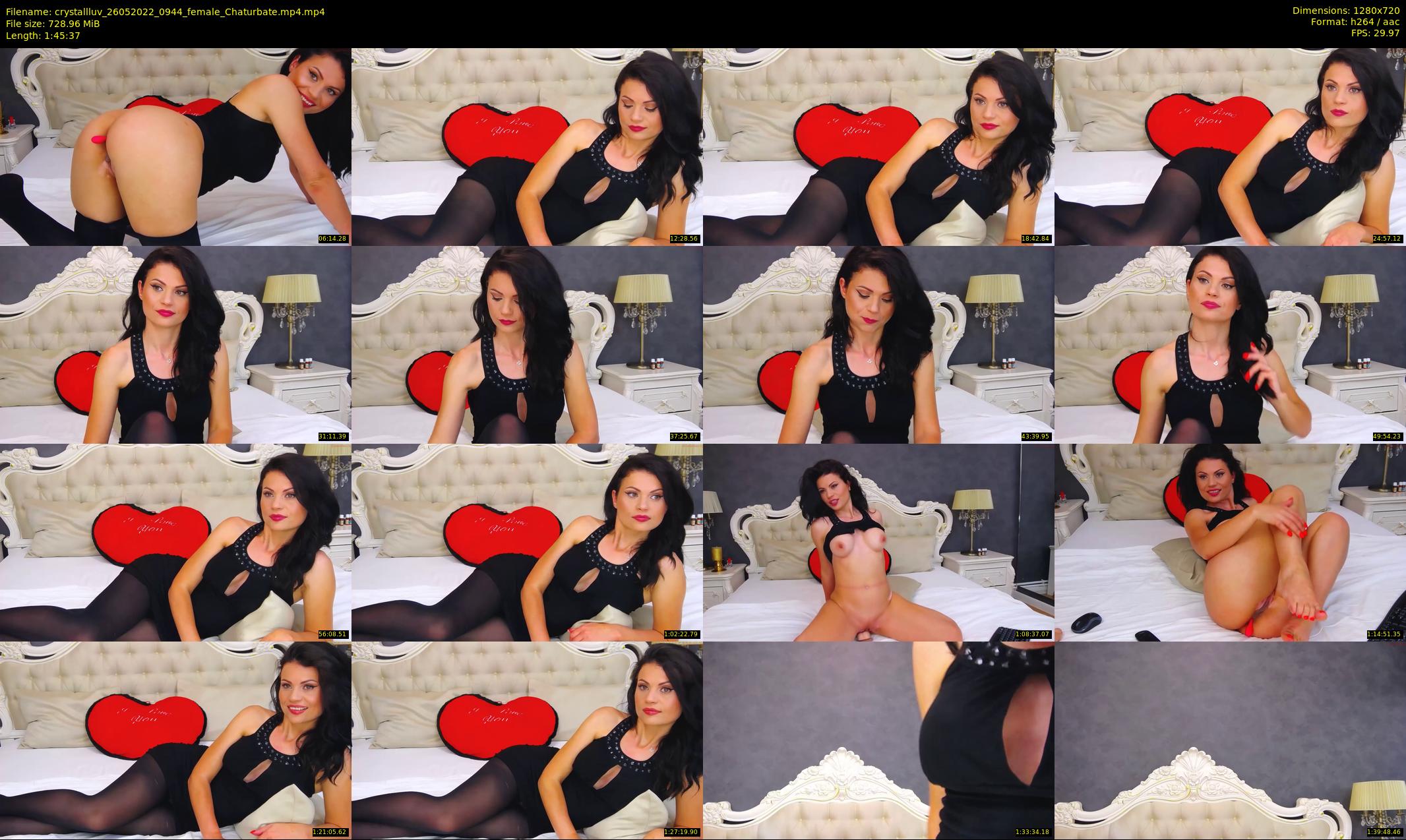 crystallluv — 106 minute Chaturbate female cam show recording, 720p, May 26, 2022