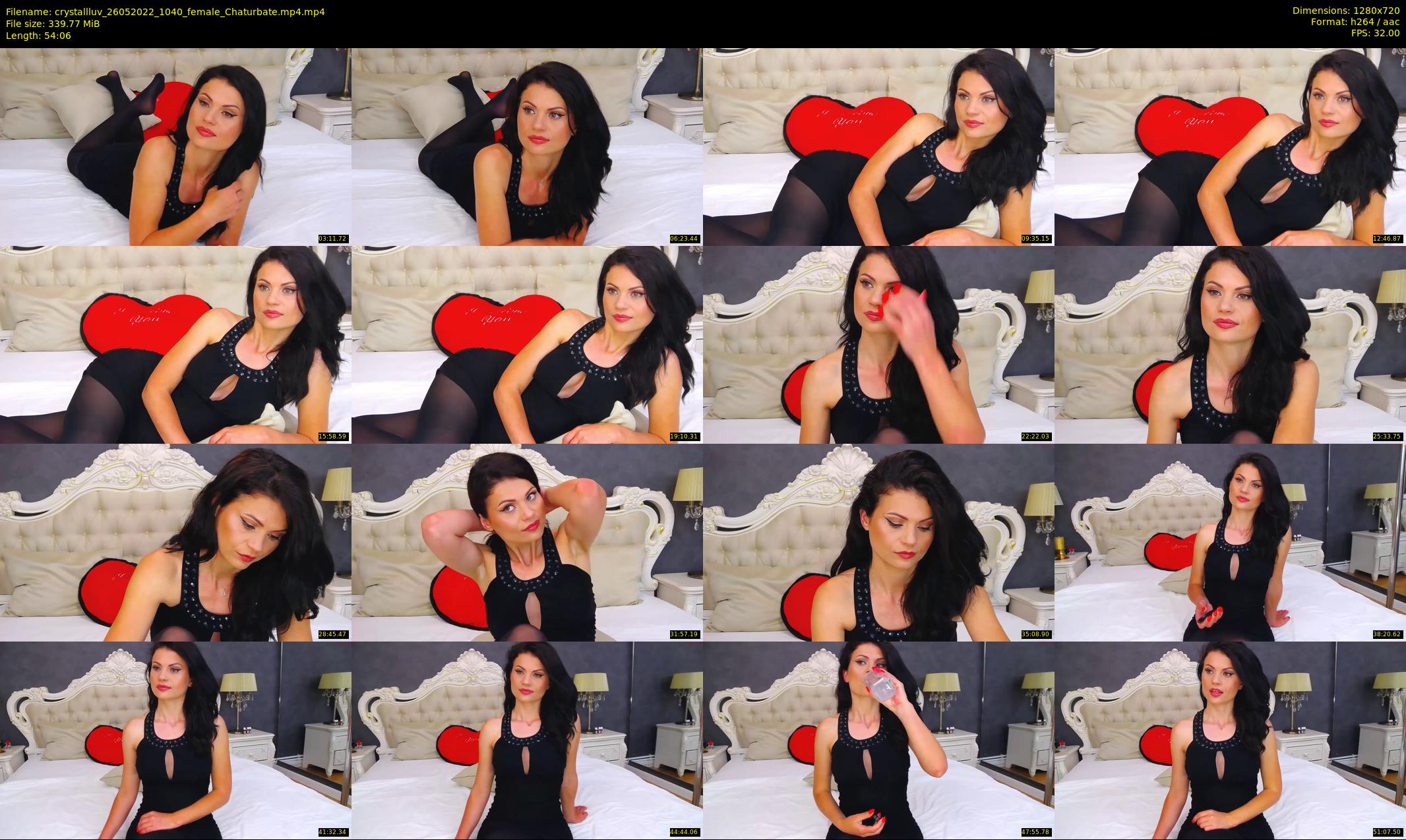 crystallluv — 55 minute Chaturbate female cam show recording, 720p, May 26, 2022
