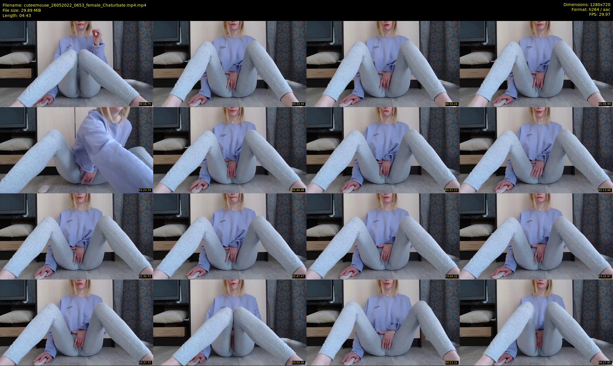 cuteemouse — 5 minute Chaturbate female cam show recording, 720p, May 26, 2022