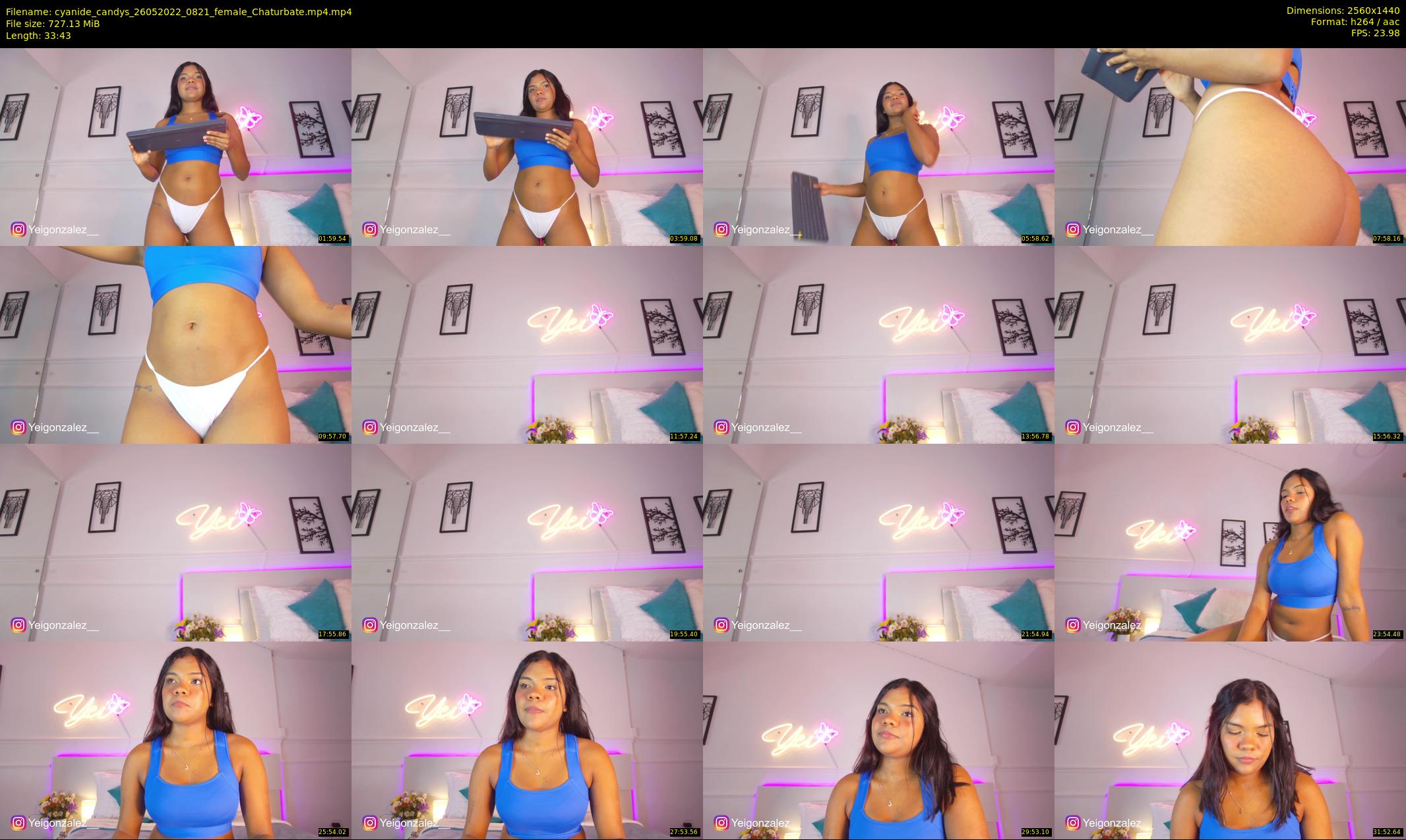 cyanide_candys — 34 minute Chaturbate female cam show recording, 1080p, May 26, 2022