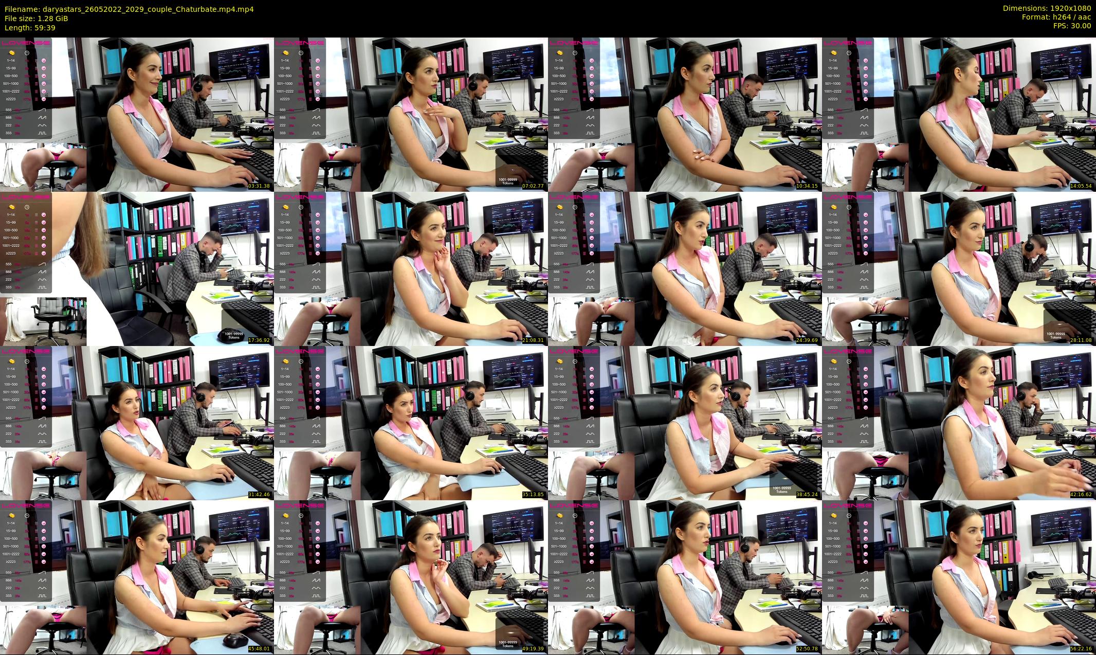 daryastars — 60 minute Chaturbate couple cam show recording, 1080p, May 26, 2022