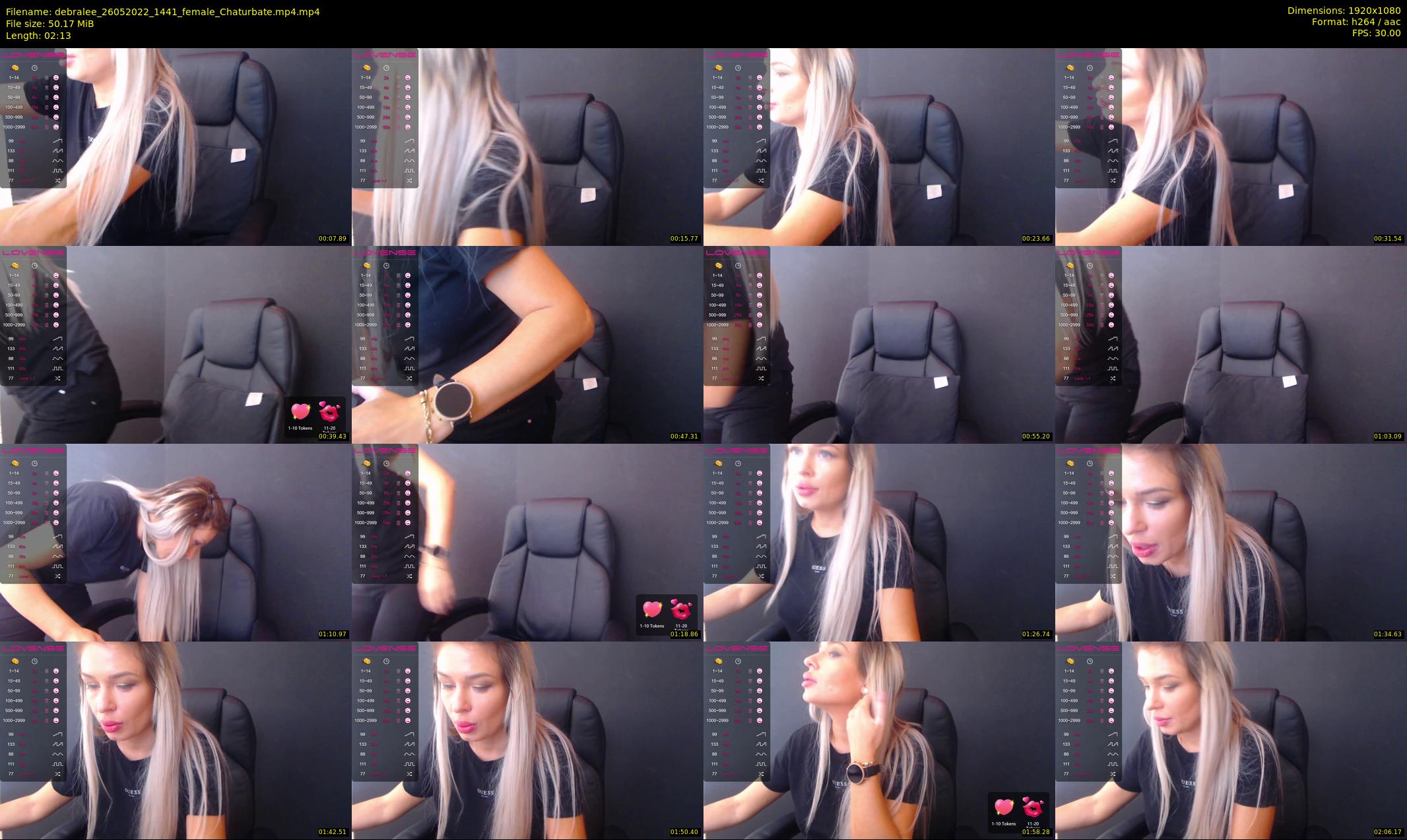 debralee — 3 minute Chaturbate female cam show recording, 1080p, May 26, 2022