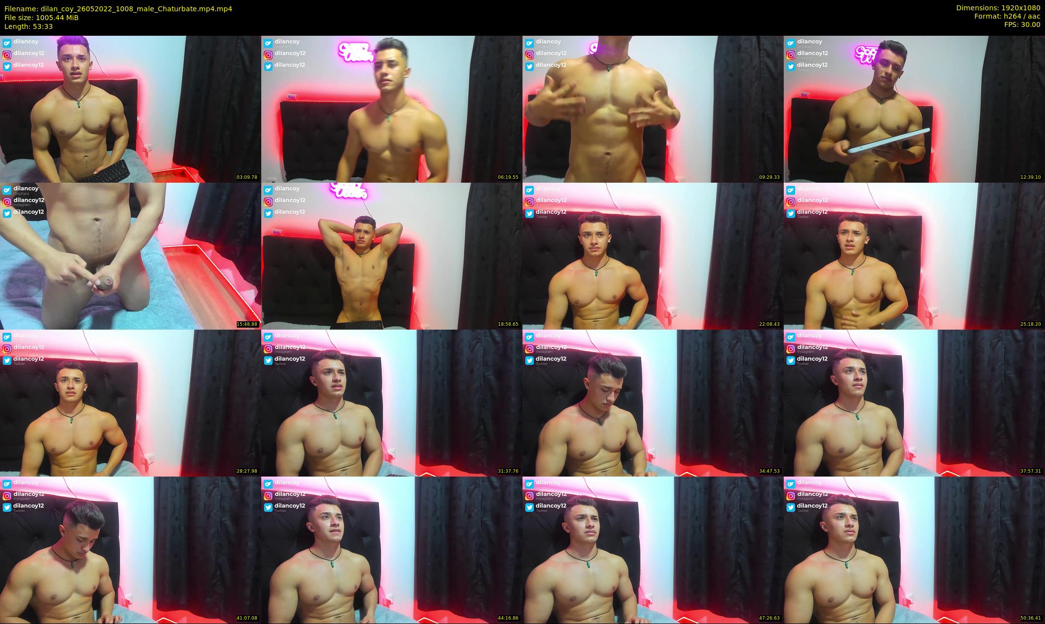 dilan_coy — 54 minute Chaturbate male cam show recording, 1080p, May 26, 2022